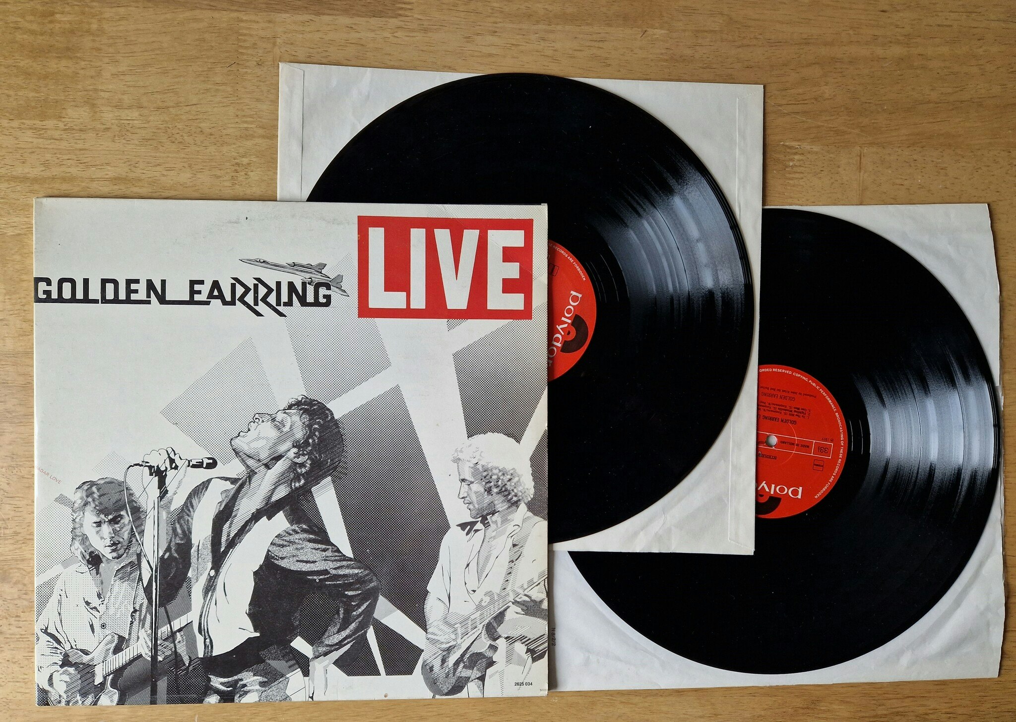 Golden Earring, Live. Vinyl 2LP