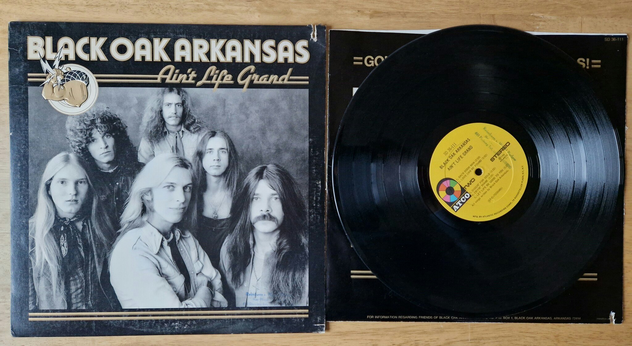 Black Oak Arkansas, Ain't life grand. Vinyl LP