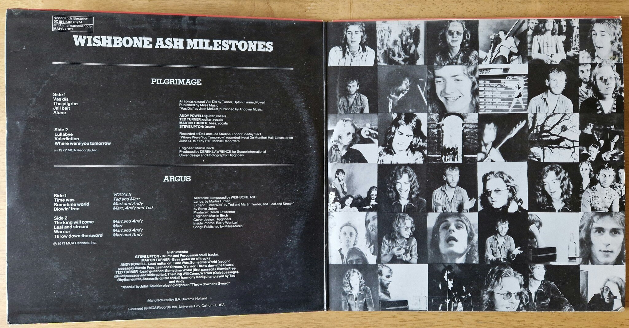 Wishbone Ash, Pilgrimage-Argus. Vinyl 2LP