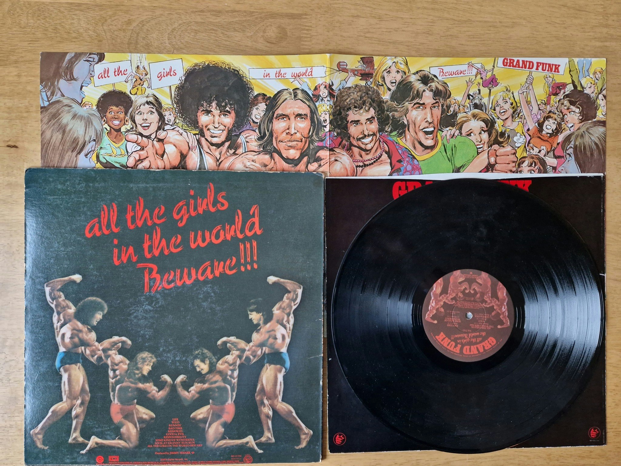 Grand Funk, All the girls in the world beware. Vinyl LP