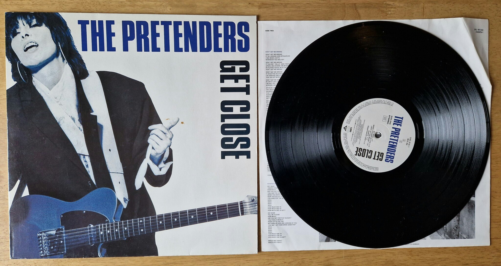 Pretenders, Get close. Vinyl LP