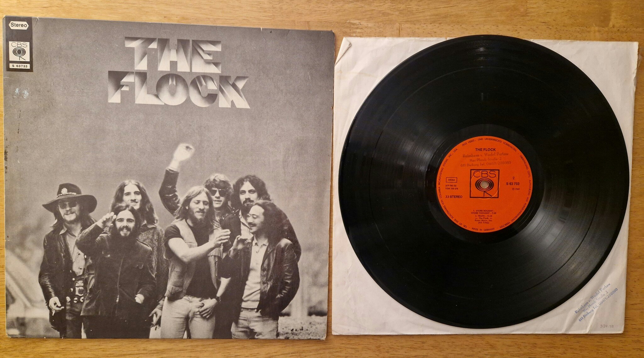The Flock, The Flock. Vinyl LP