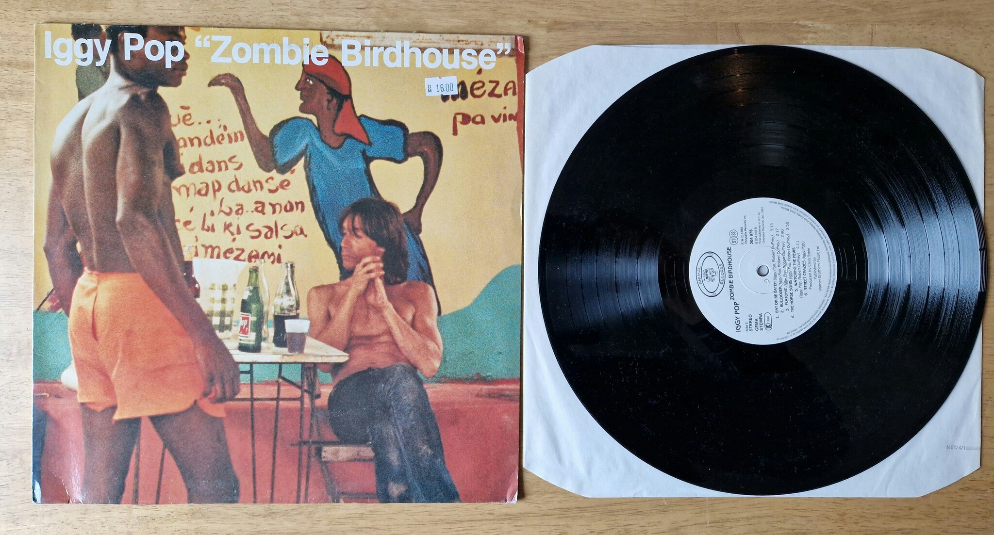 Iggy Pop, Zombie birdhouse. Vinyl LP