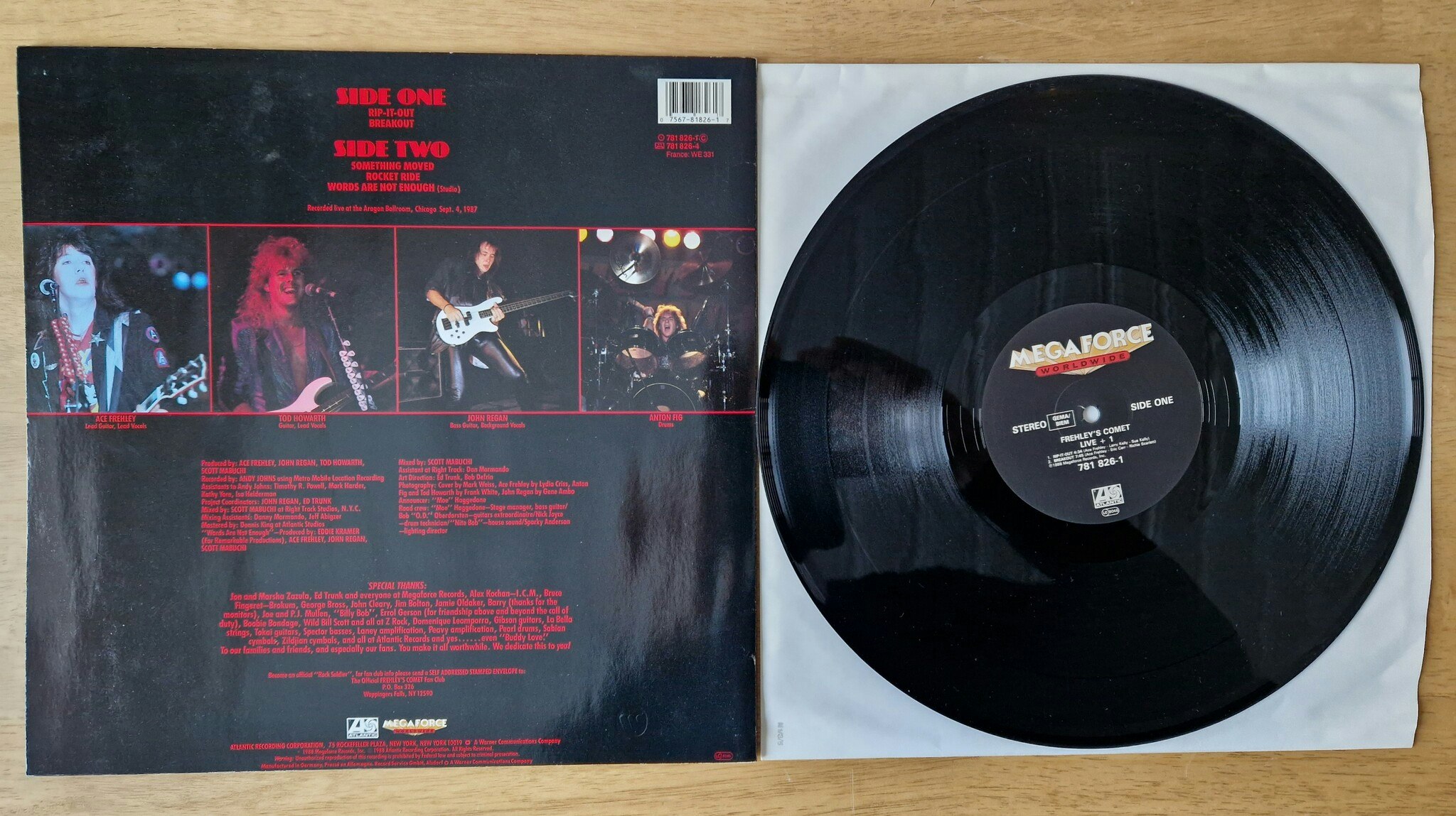 Frehley's Comet, Live + 1. Vinyl LP