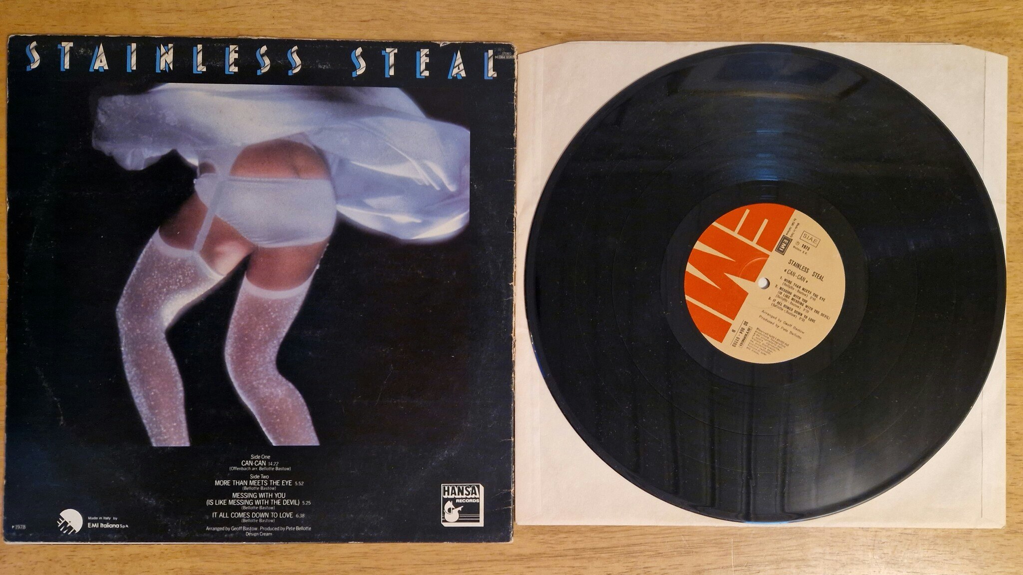 Stainless Steel, Can can. Vinyl LP