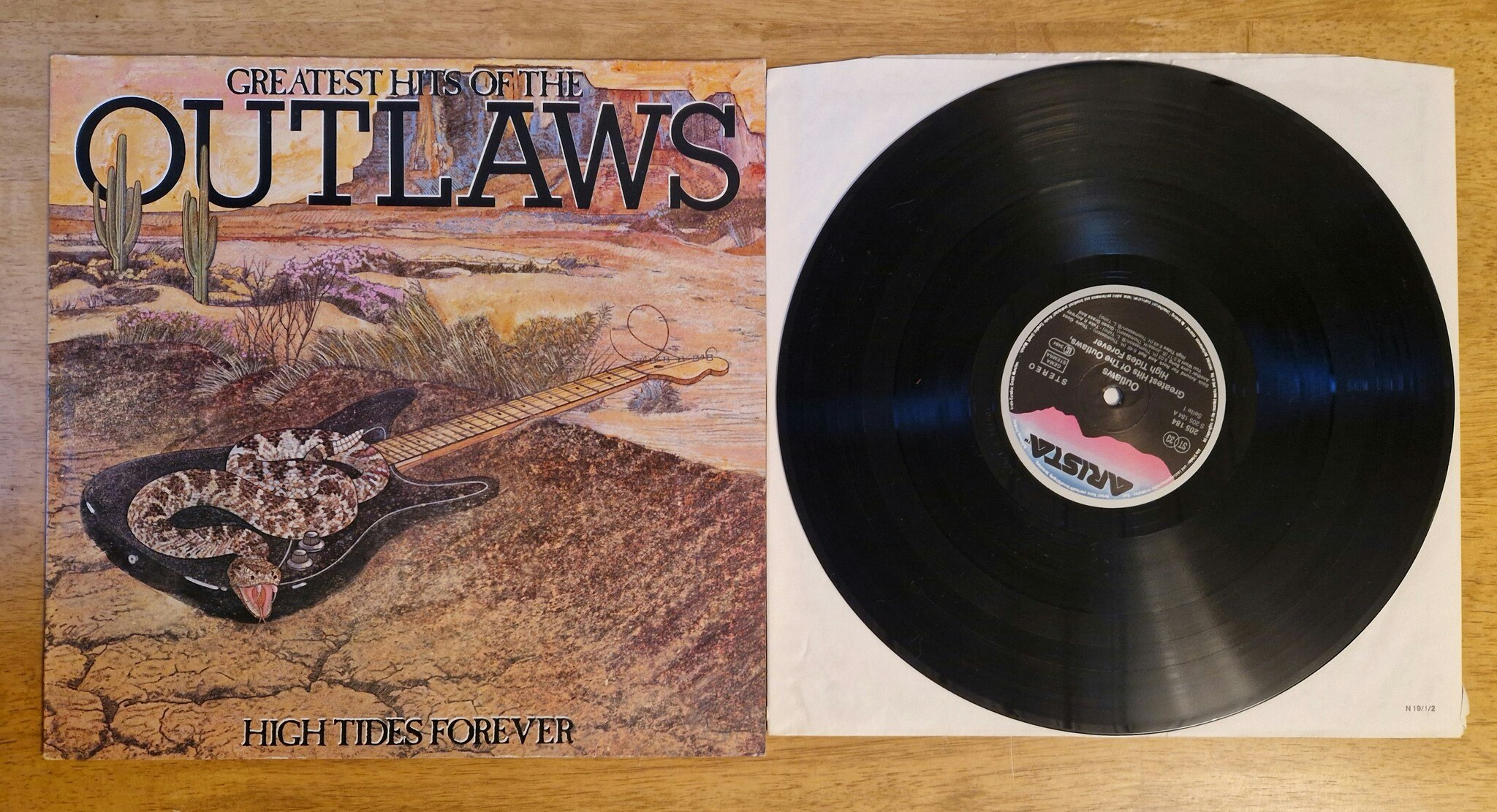 Outlaws, Greatest hits of the Outlaws, high tides forever. Vinyl LP