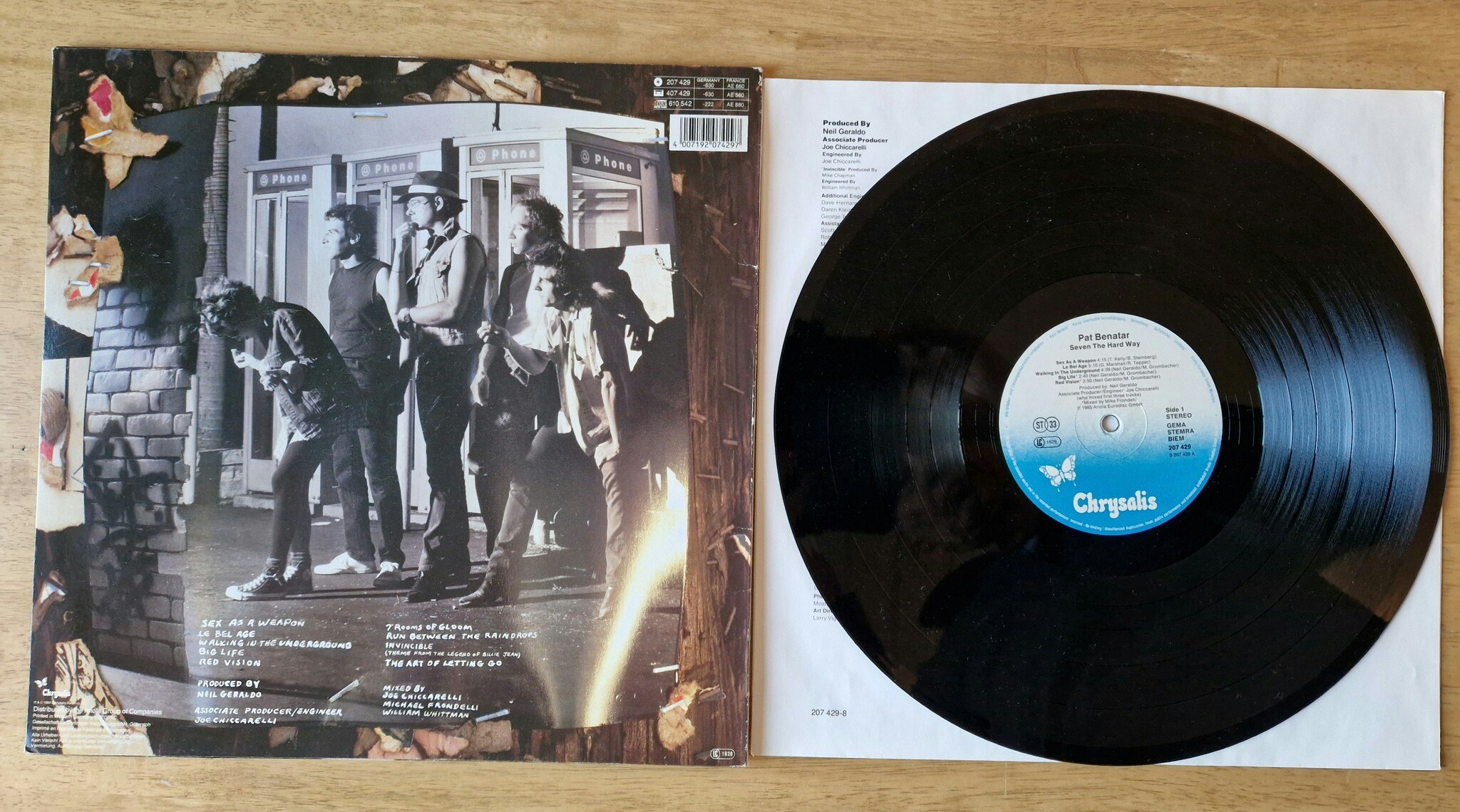 Pat Benatar, Seven the hard way. Vinyl LP