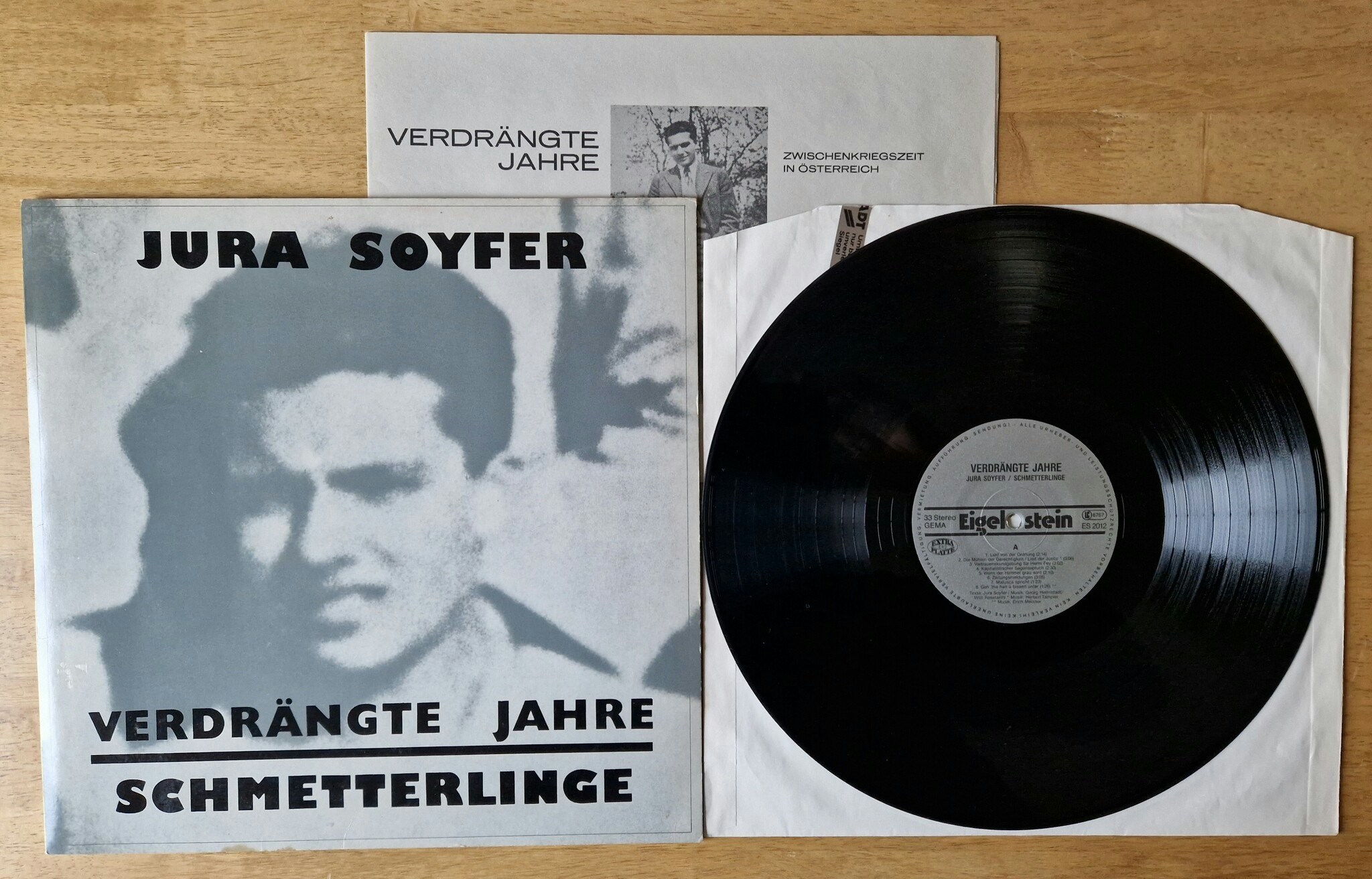 Jura Soyfer - Schmetterlinge, Verdrängte Jahre. Vinyl LP