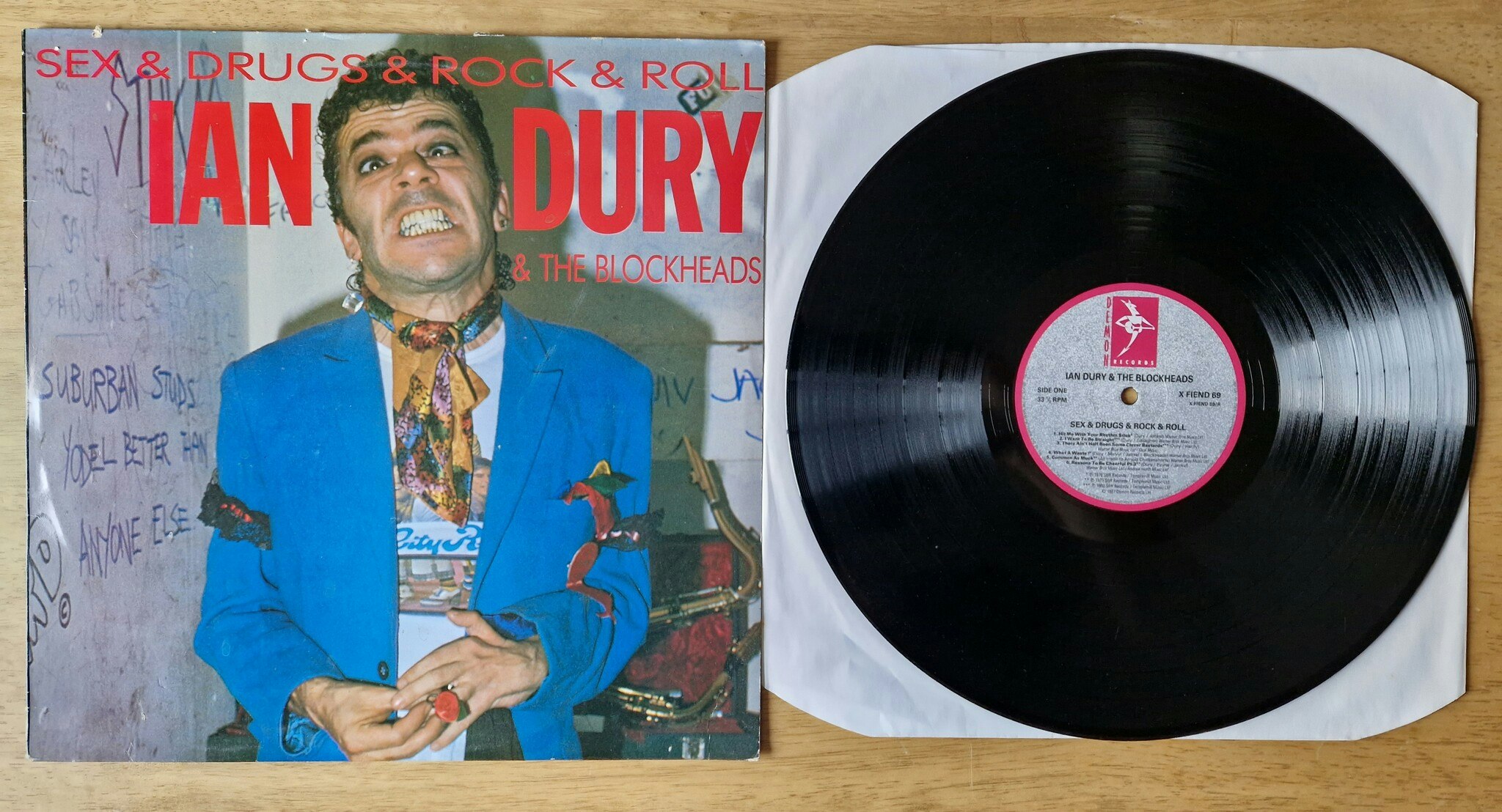 Ian Dury & The Blockheads, Sex & Drugs & Rock & Roll. Vinyl LP