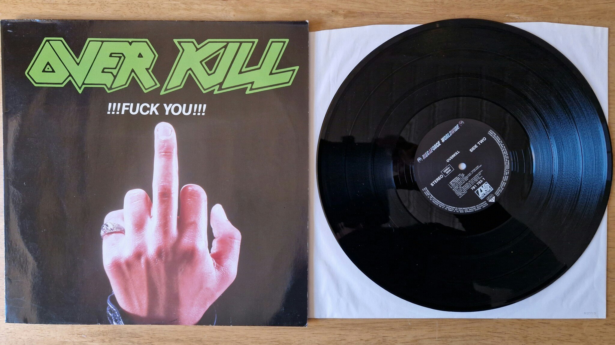 Overkill, Fuck you. Vinyl S 12"