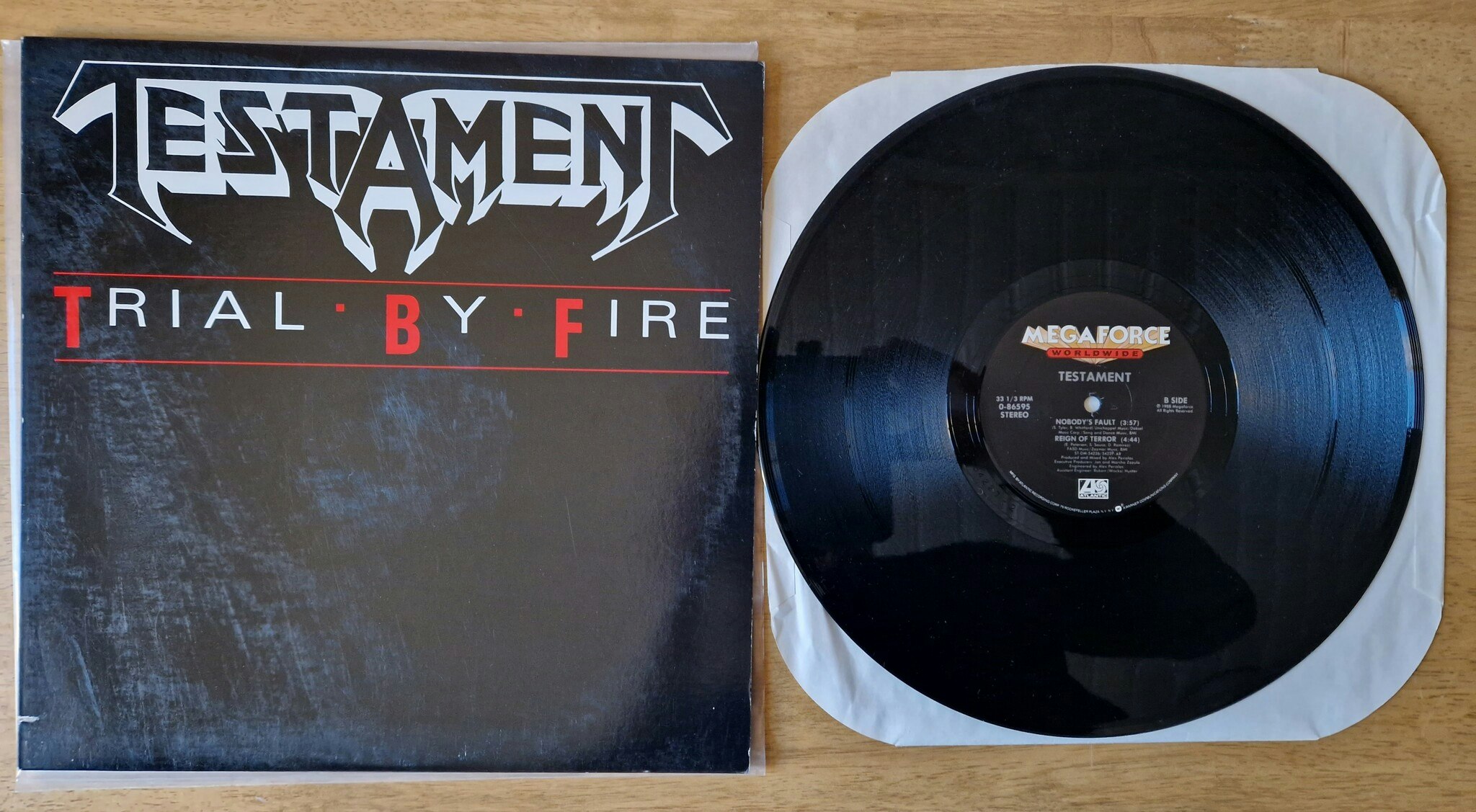 Testament, Trial by fire. Vinyl EP