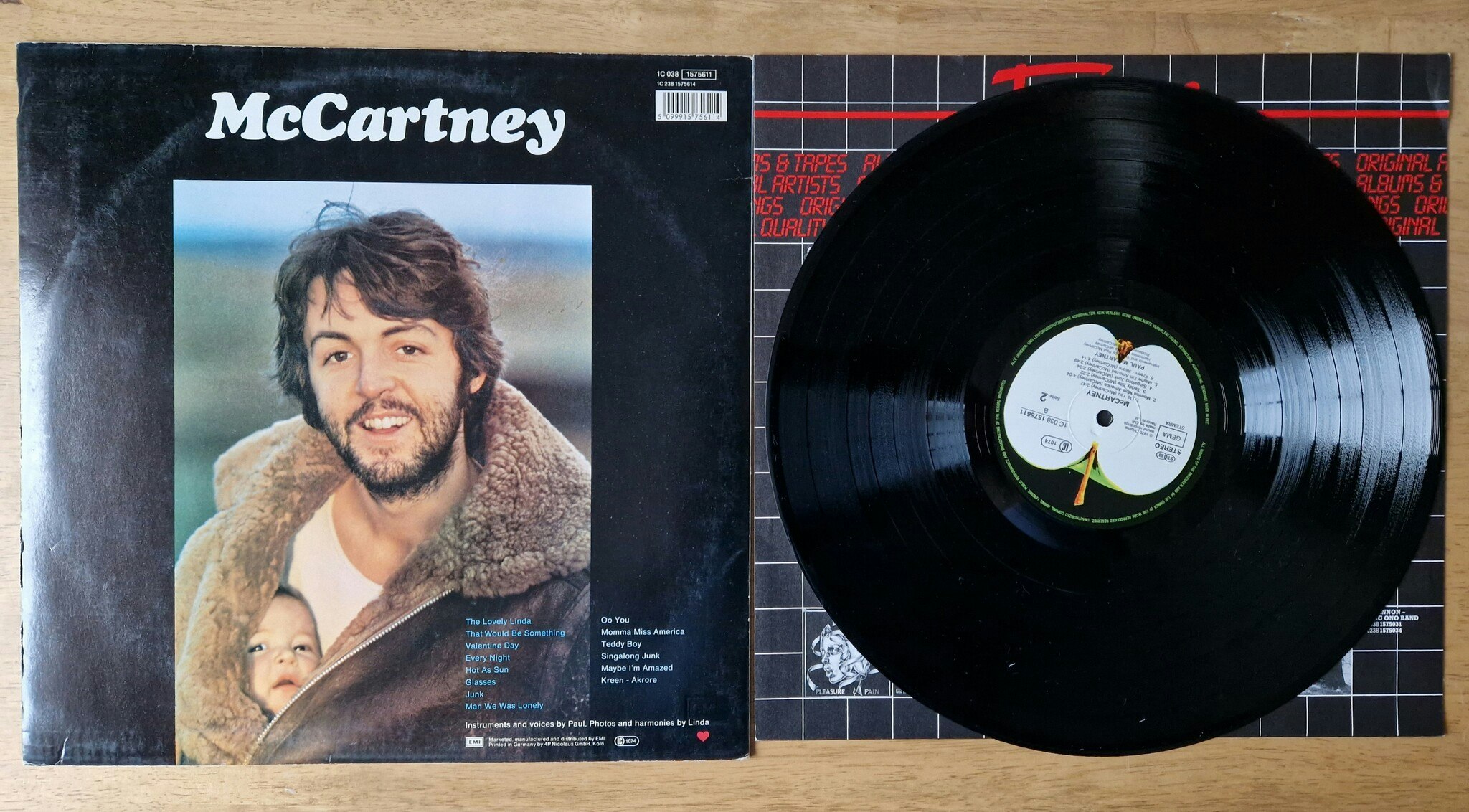 Paul McCartney, McCartney. Vinyl LP