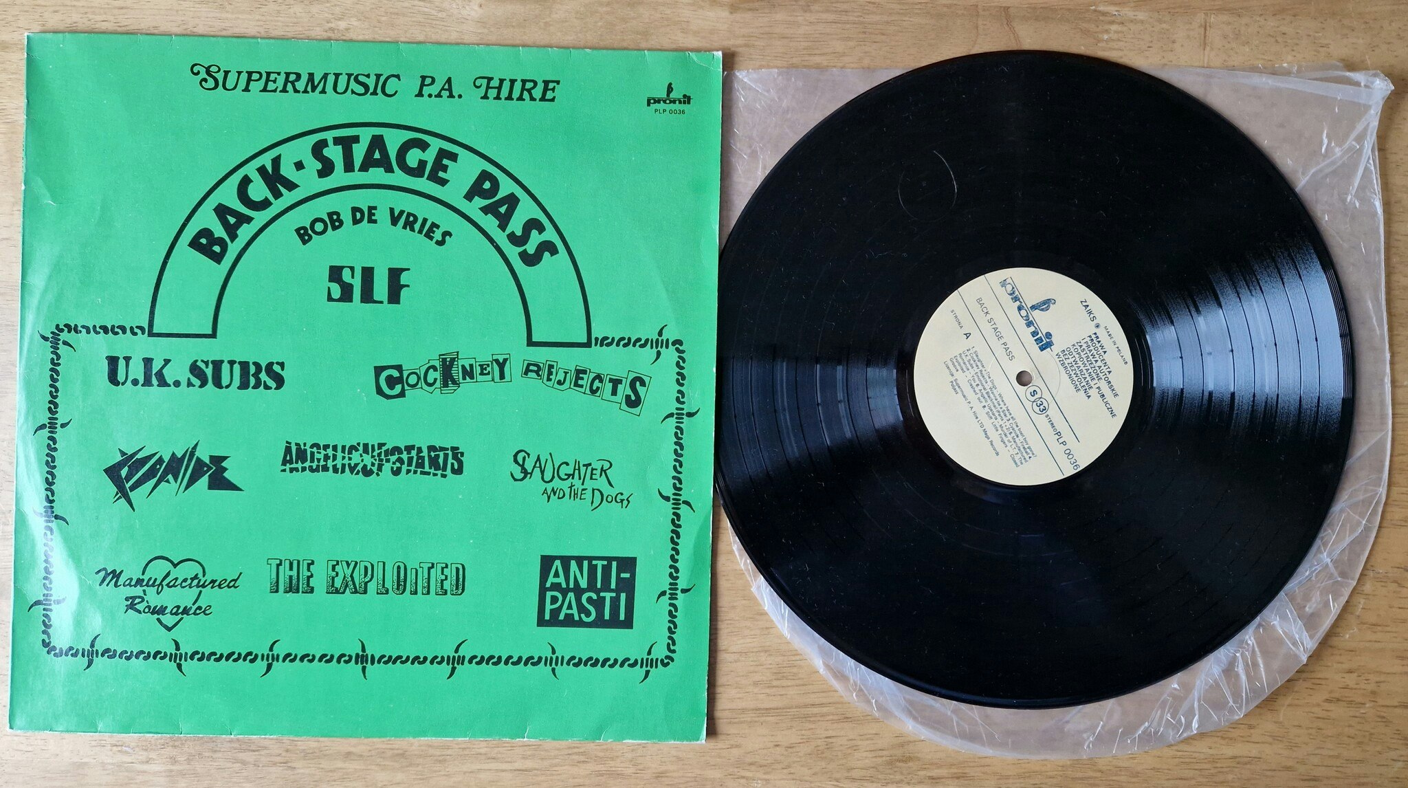 Various, Back-Stage Pass. Vinyl LP