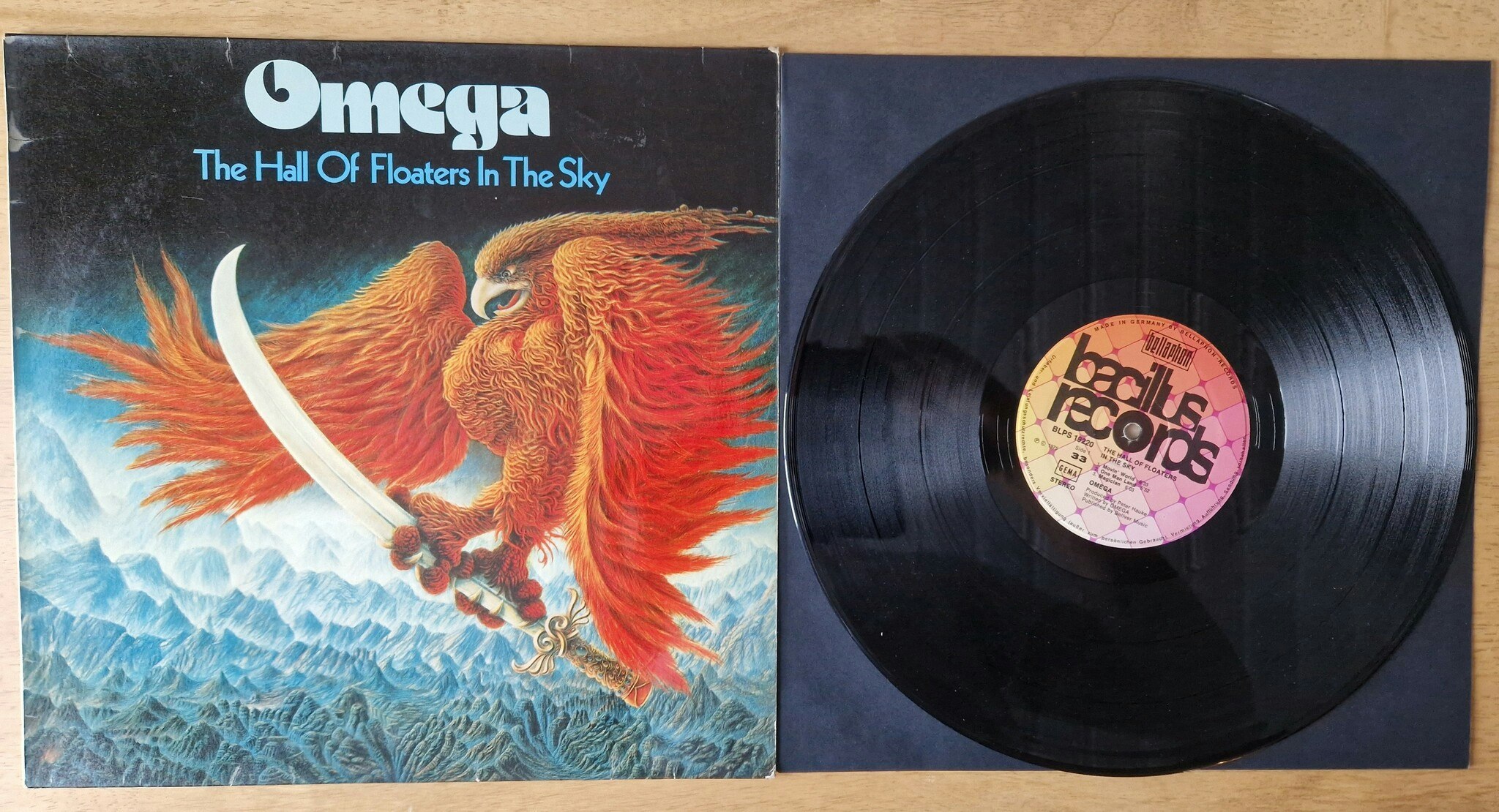 Kopia Omega, The hall of floaters in the sky. Vinyl LP