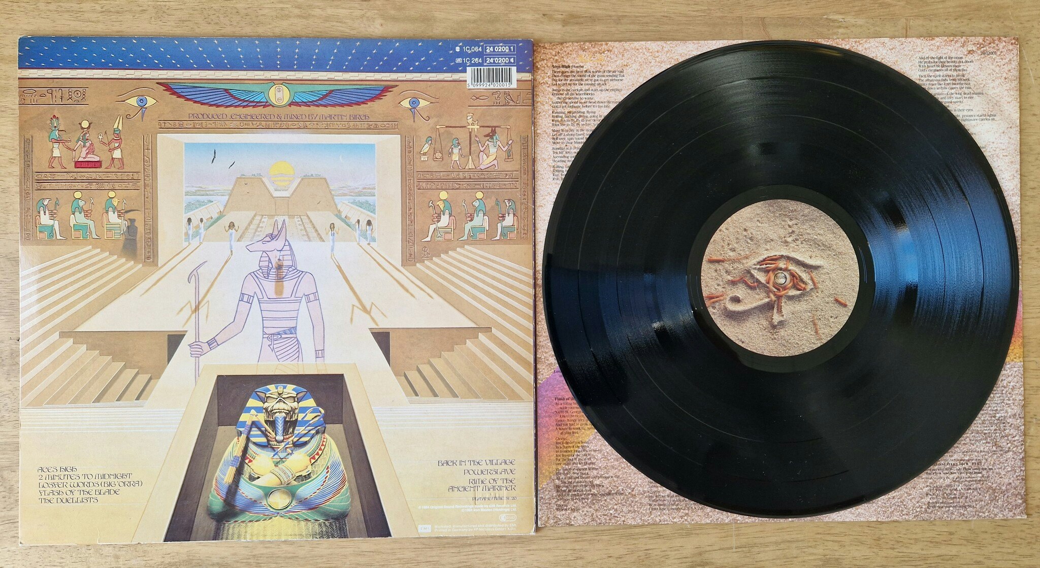 Iron Maiden, Powerslave. Vinyl LP
