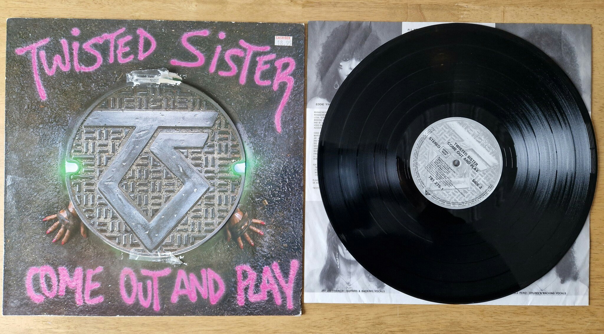 Twisted Sister, Come out and play. Vinyl LP