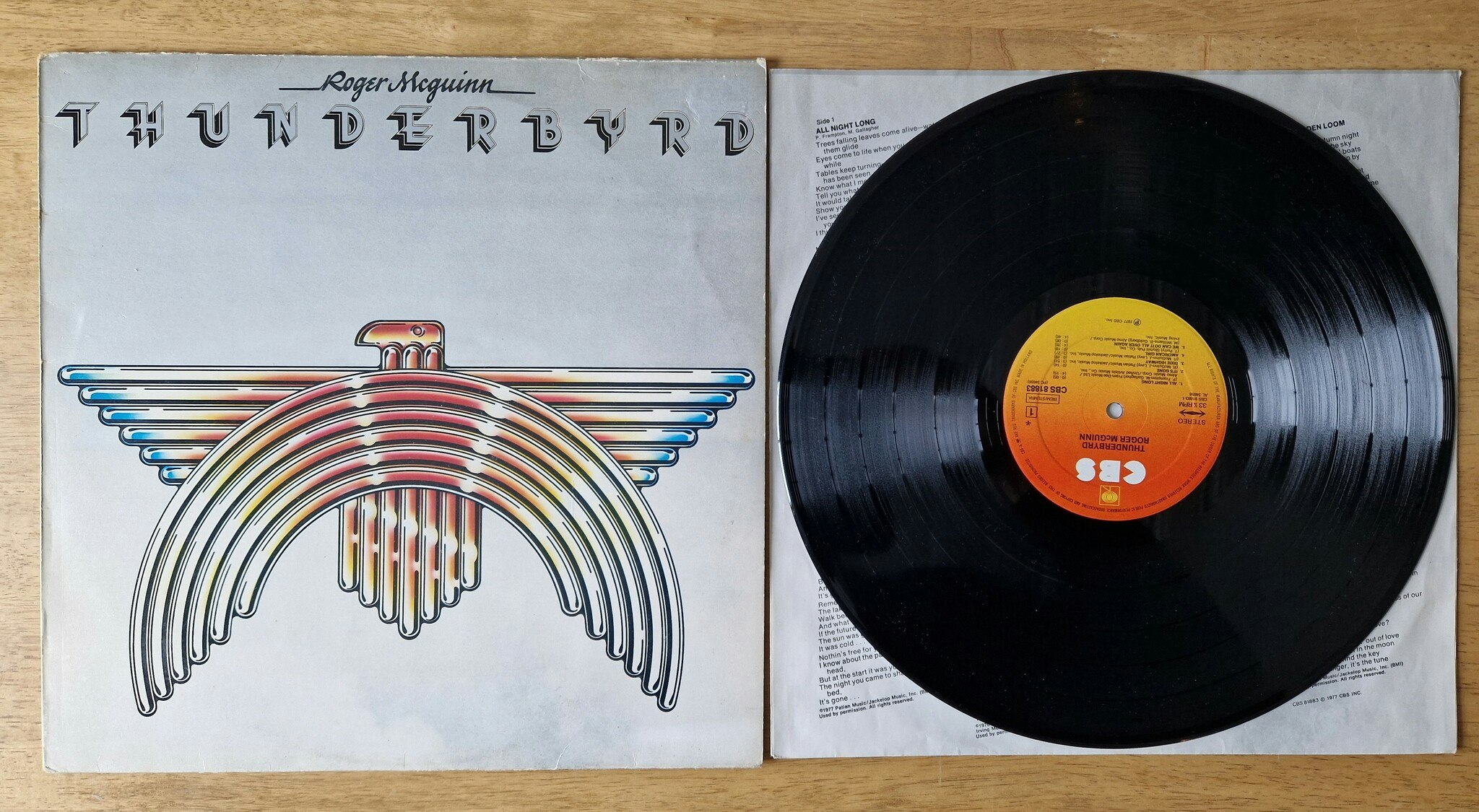 Roger McGuinn, Thunderbyrd. Vinyl LP