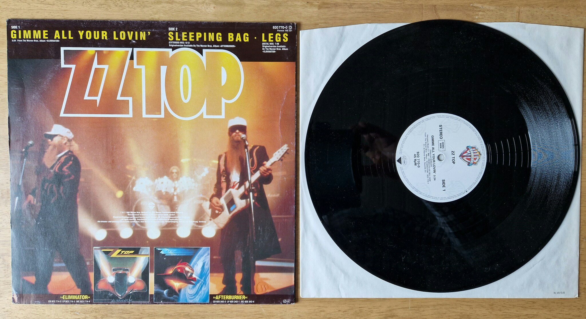 ZZ Top, Gimme all your lovin. Vinyl S 12"