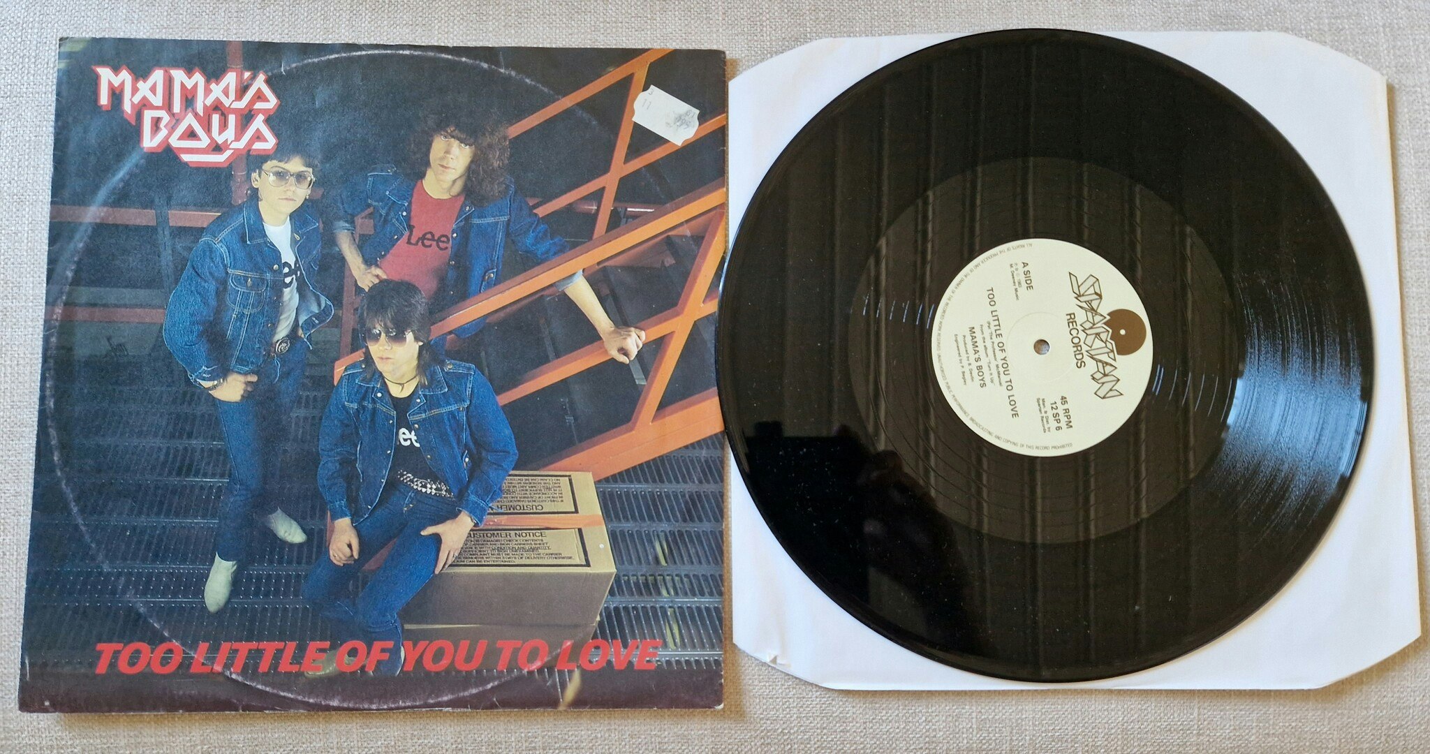 Mama's Boys, Too little of you to love. Vinyl S 12"
