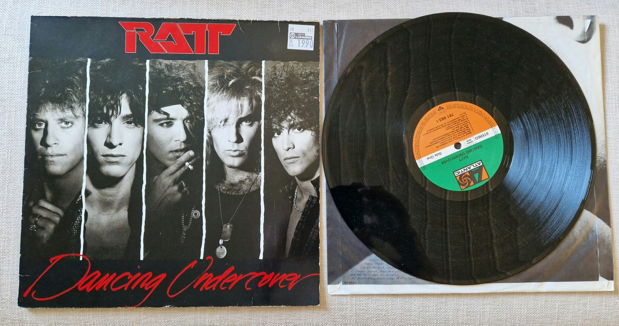Ratt, Dancing undercover. Vinyl LP