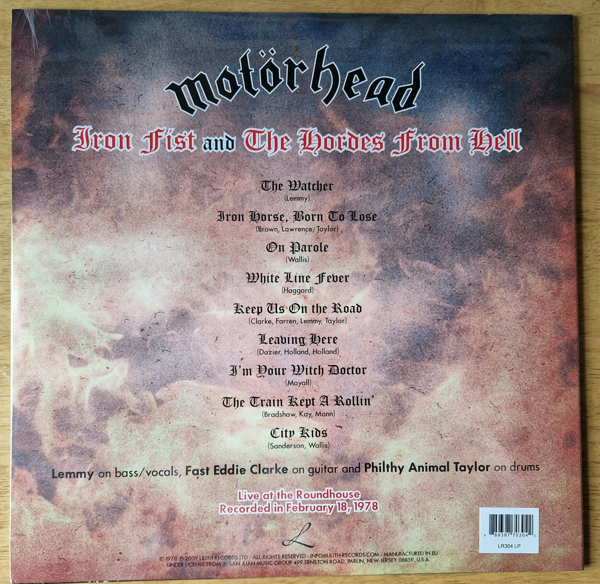Motorhead, Iron fist and the hordes from hell. Vinyl LP - Vinyl Market