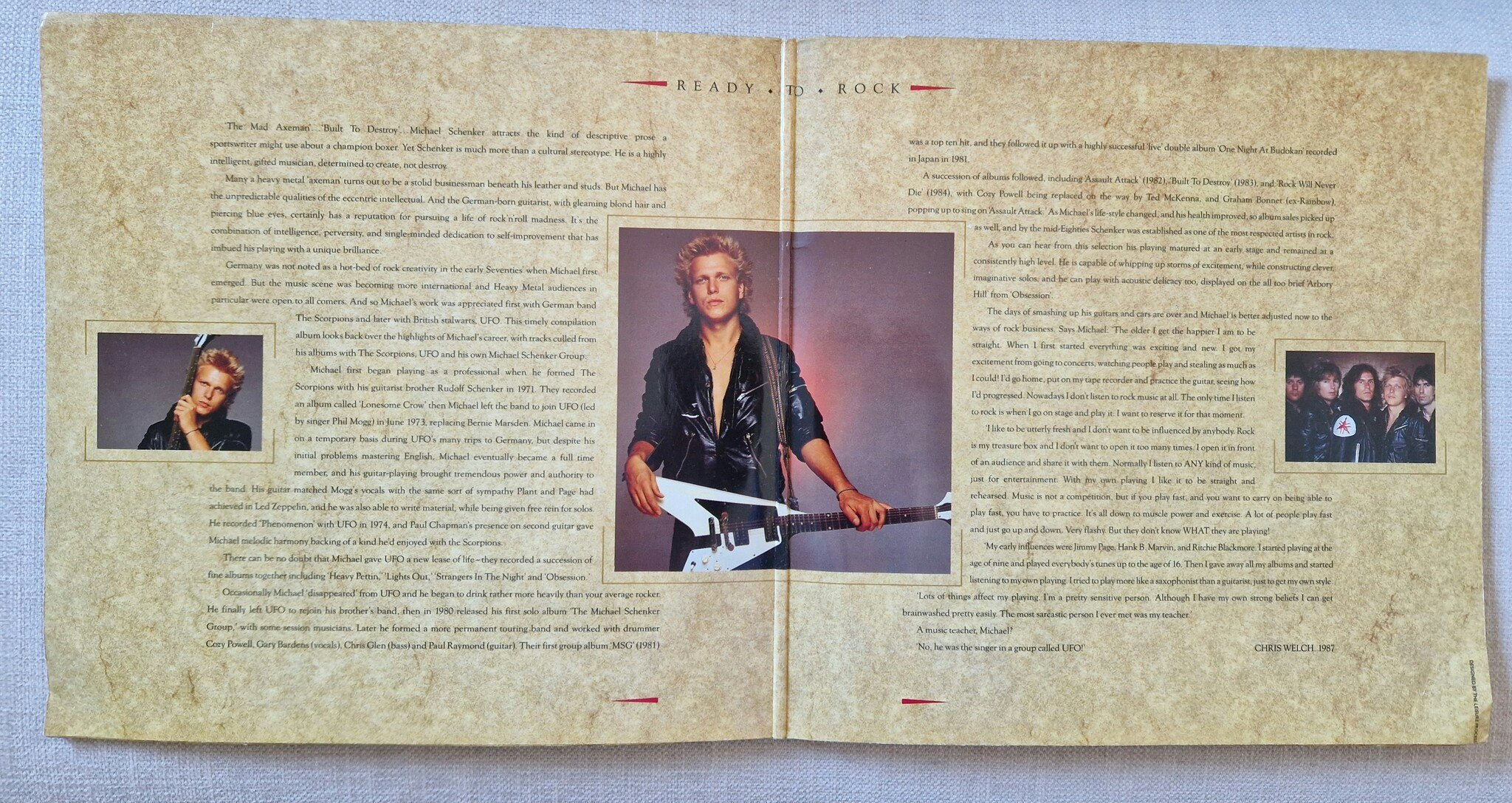 Michael Schenker, Portfolio. Vinyl 2LP