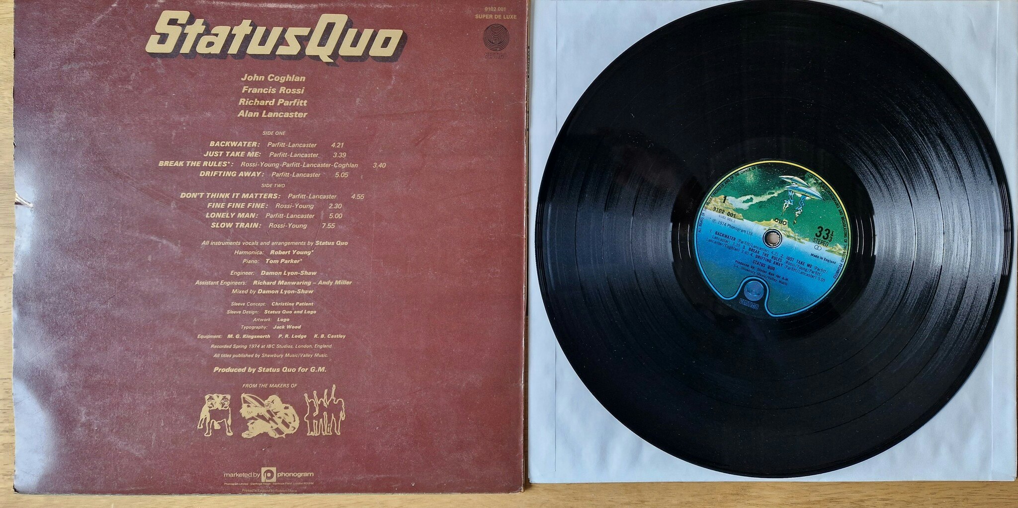 Status Quo, Quo. Vinyl LP