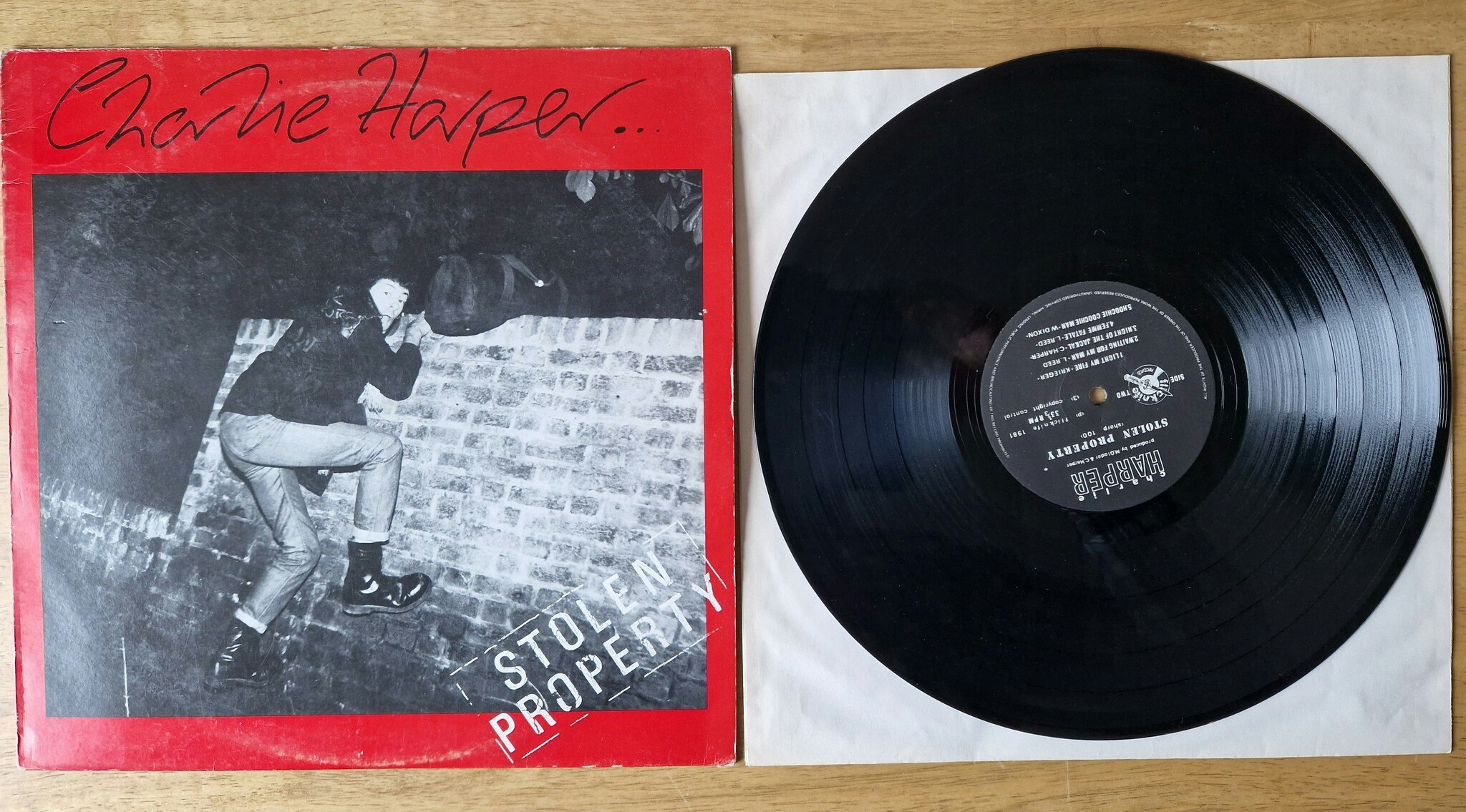 Charlie Harper, Stolen property. Vinyl LP