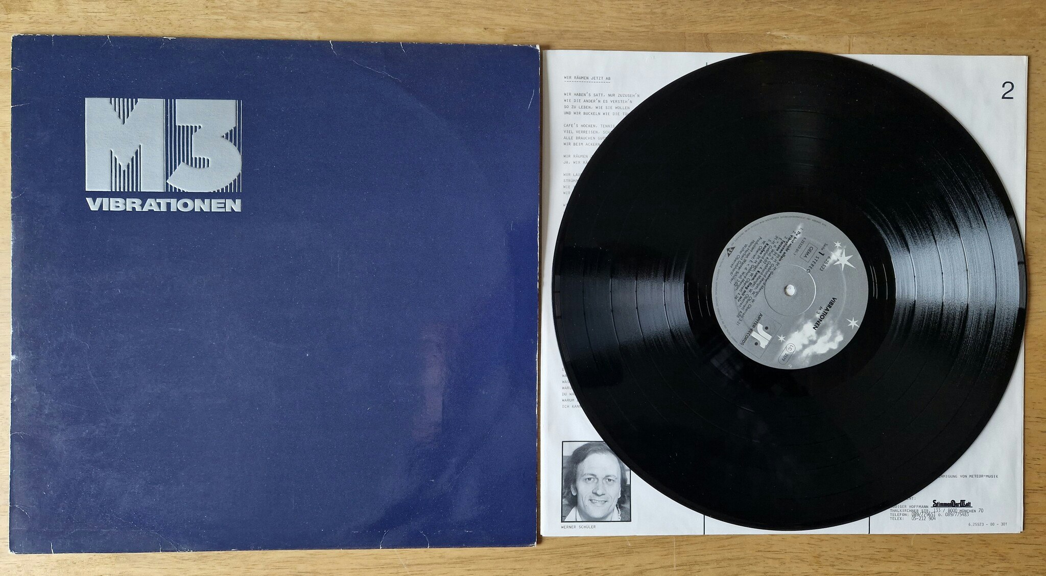 M 3, Vibrationen. Vinyl LP