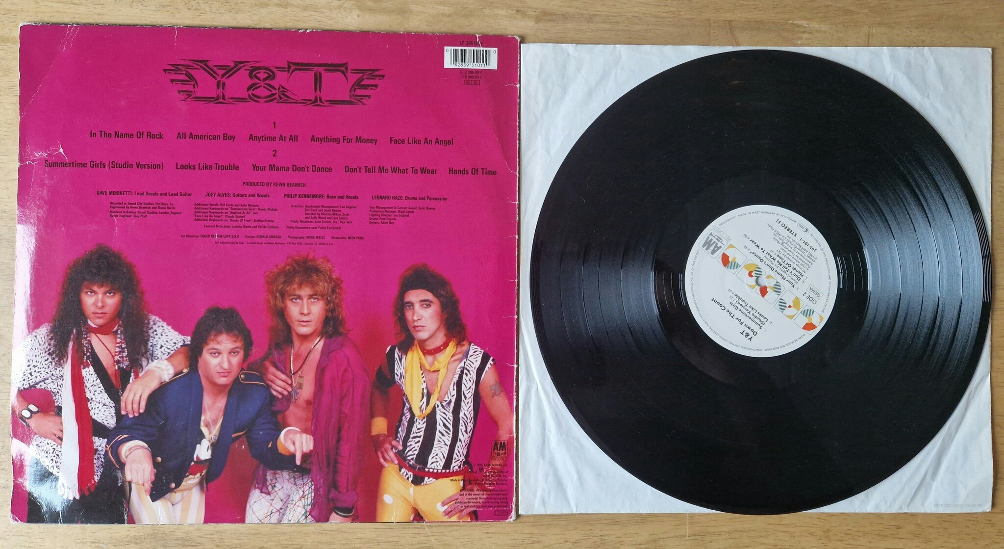 Y&T, Down for the count. Vinyl LP