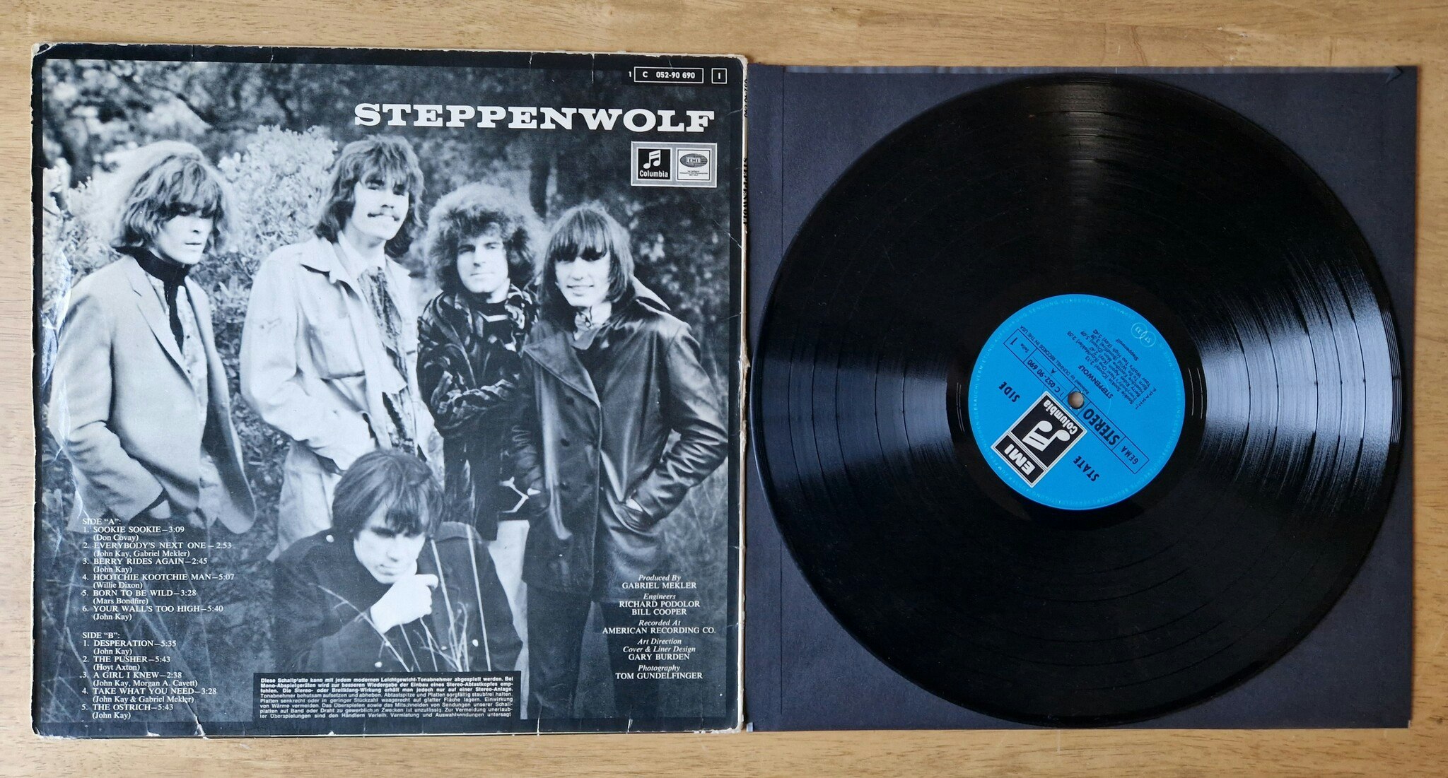 Steppenwolf, Steppenwolf. Vinyl LP