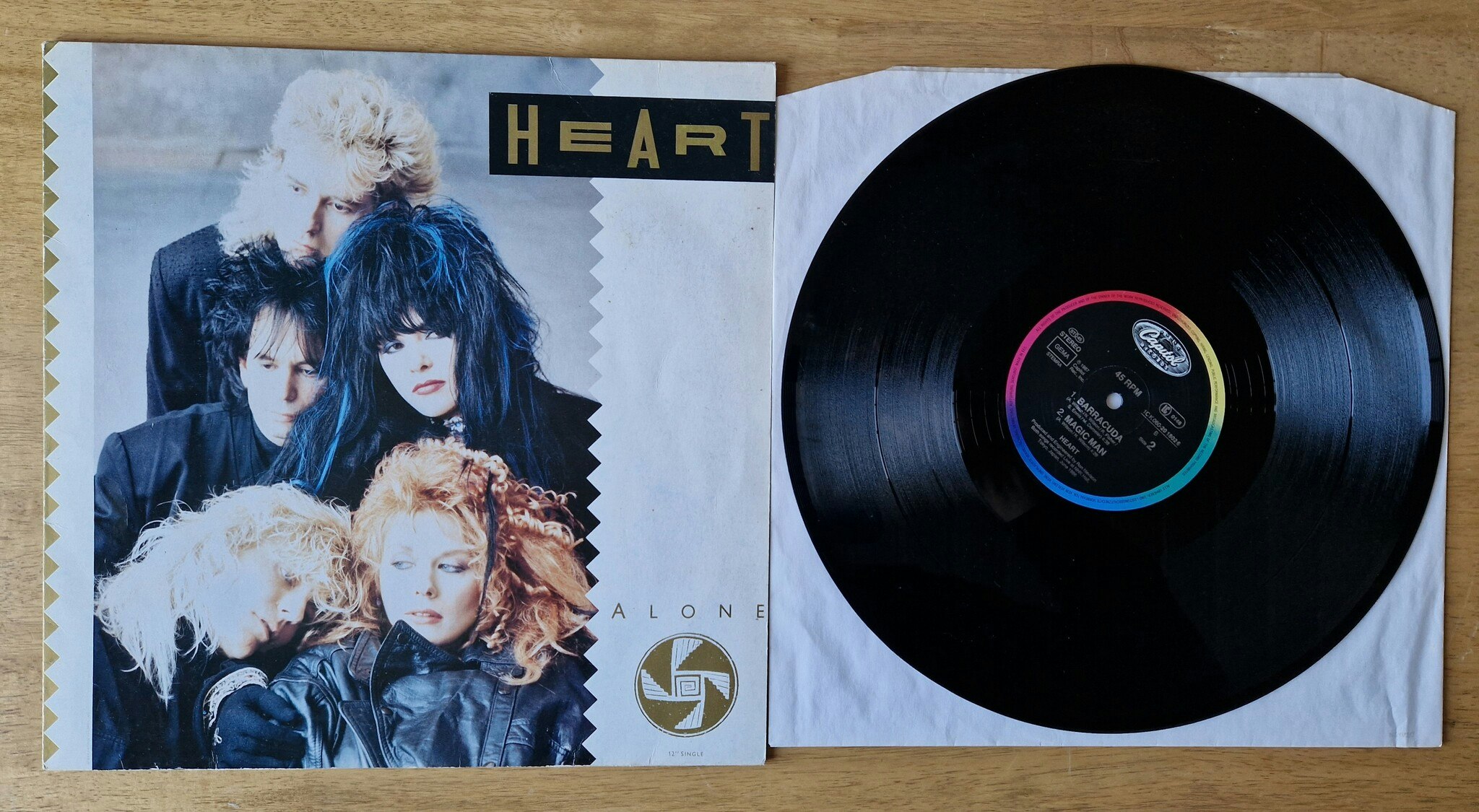 Heart, Alone. Vinyl S 12"