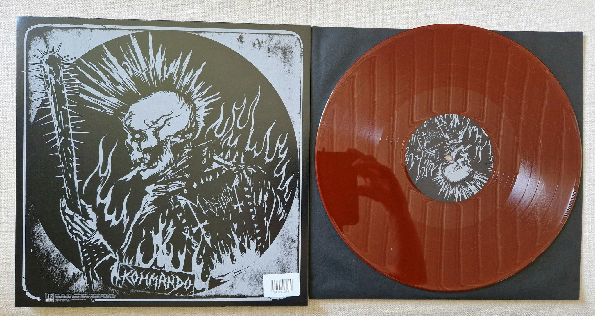 Mayhem, Atavistic black disorder/Kommando (Red). Vinyl LP