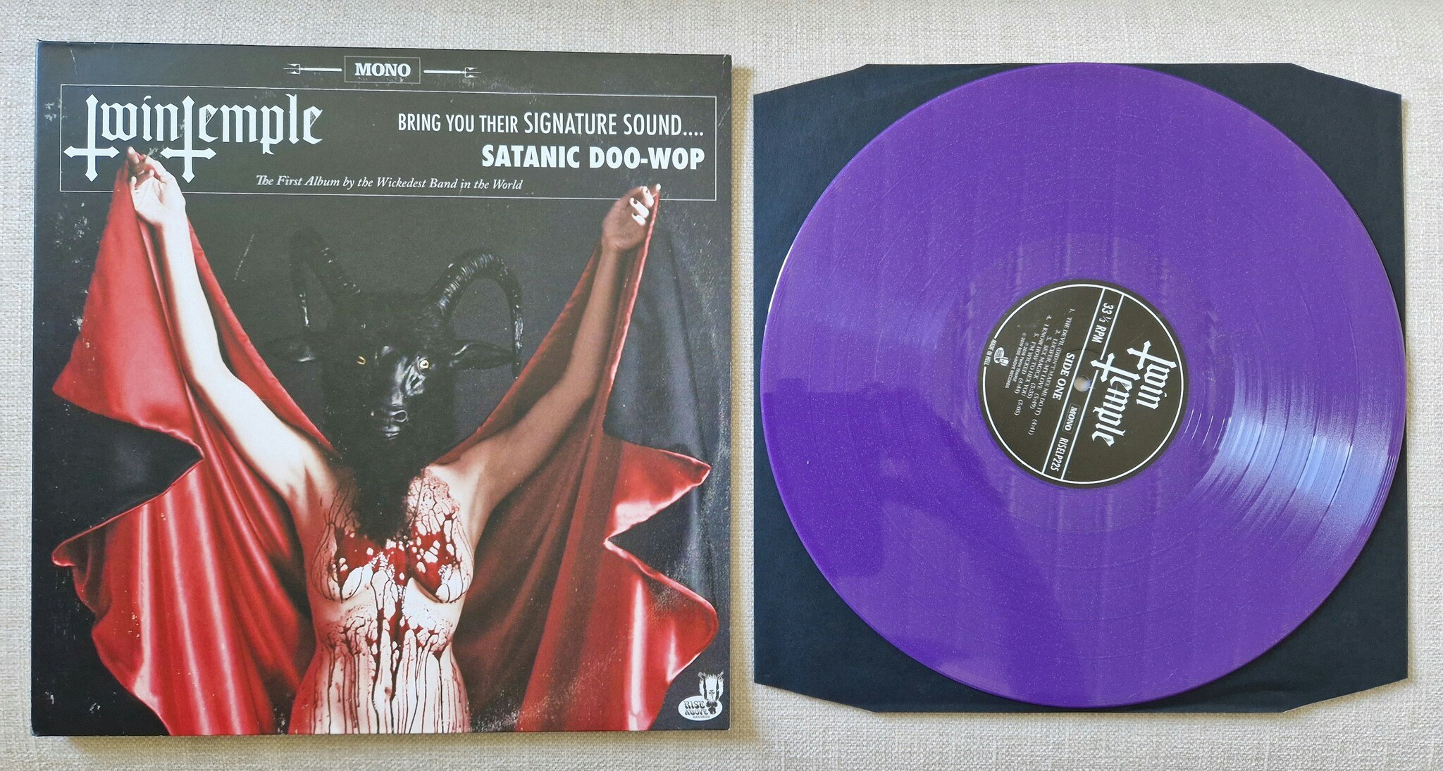 Twin Temple, Twin Temple (Bring you their signatuer sound, Satanic Doo-woop) (Purple). Vinyl LP