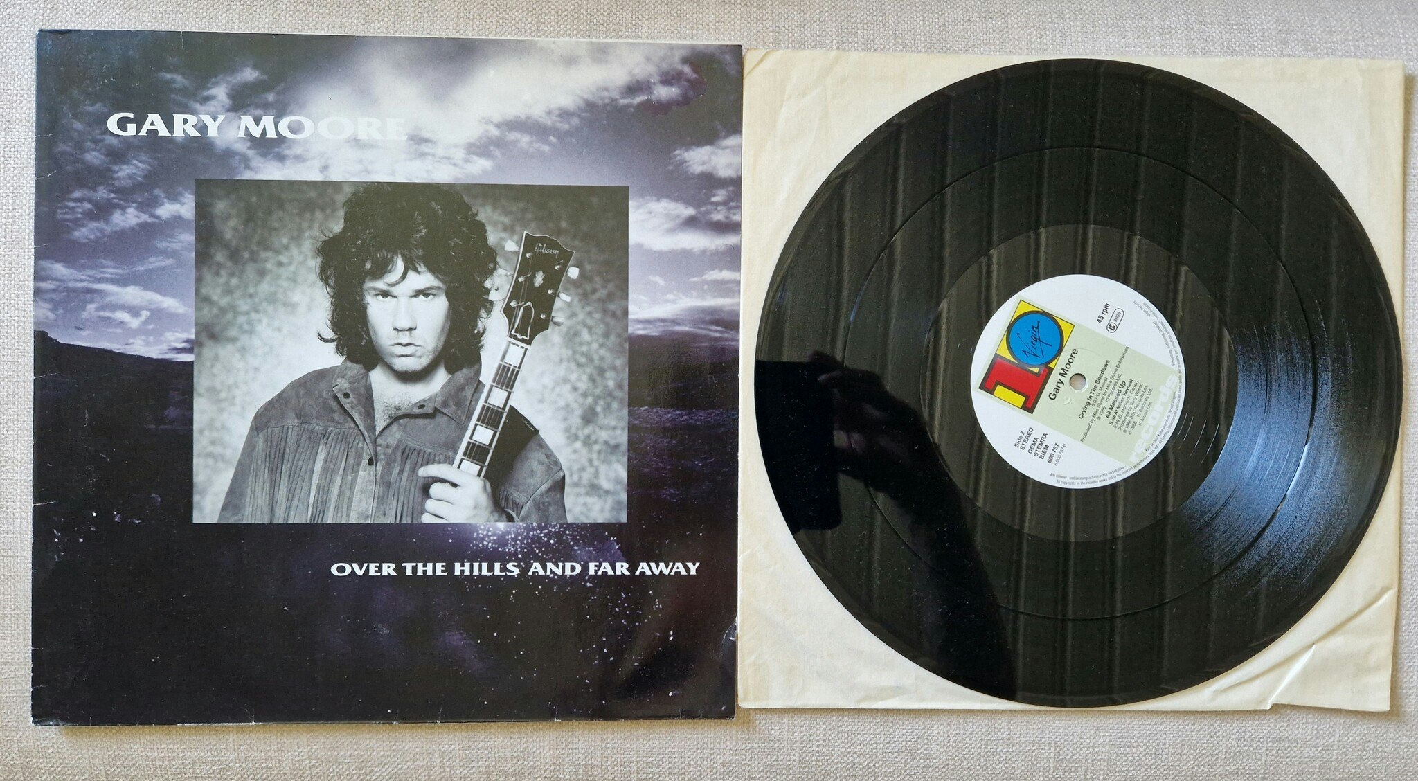 Gary Moore, Over the hills and far away. Vinyl S 12"