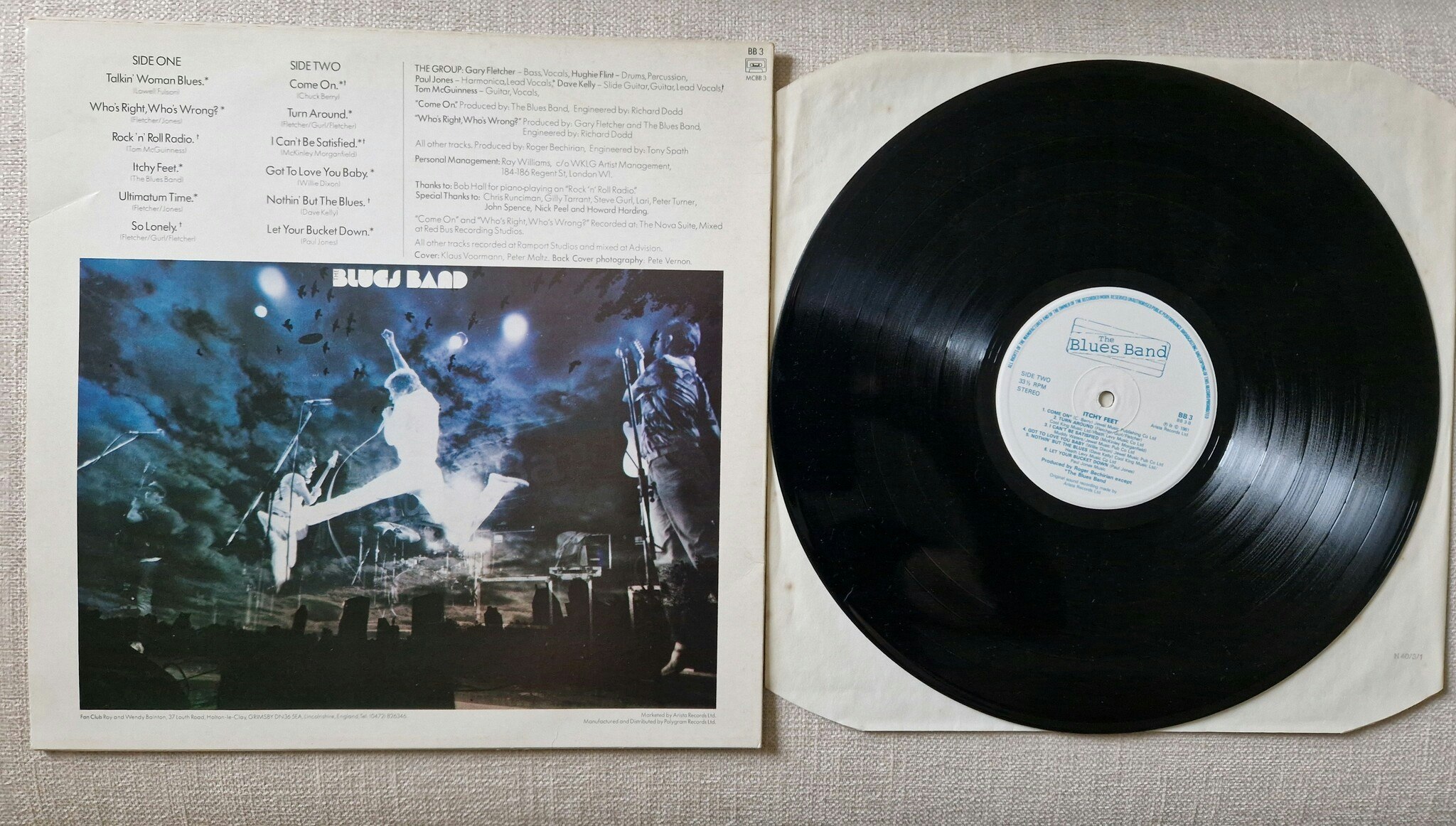 The Blues Band, Itchy feet. Vinyl LP