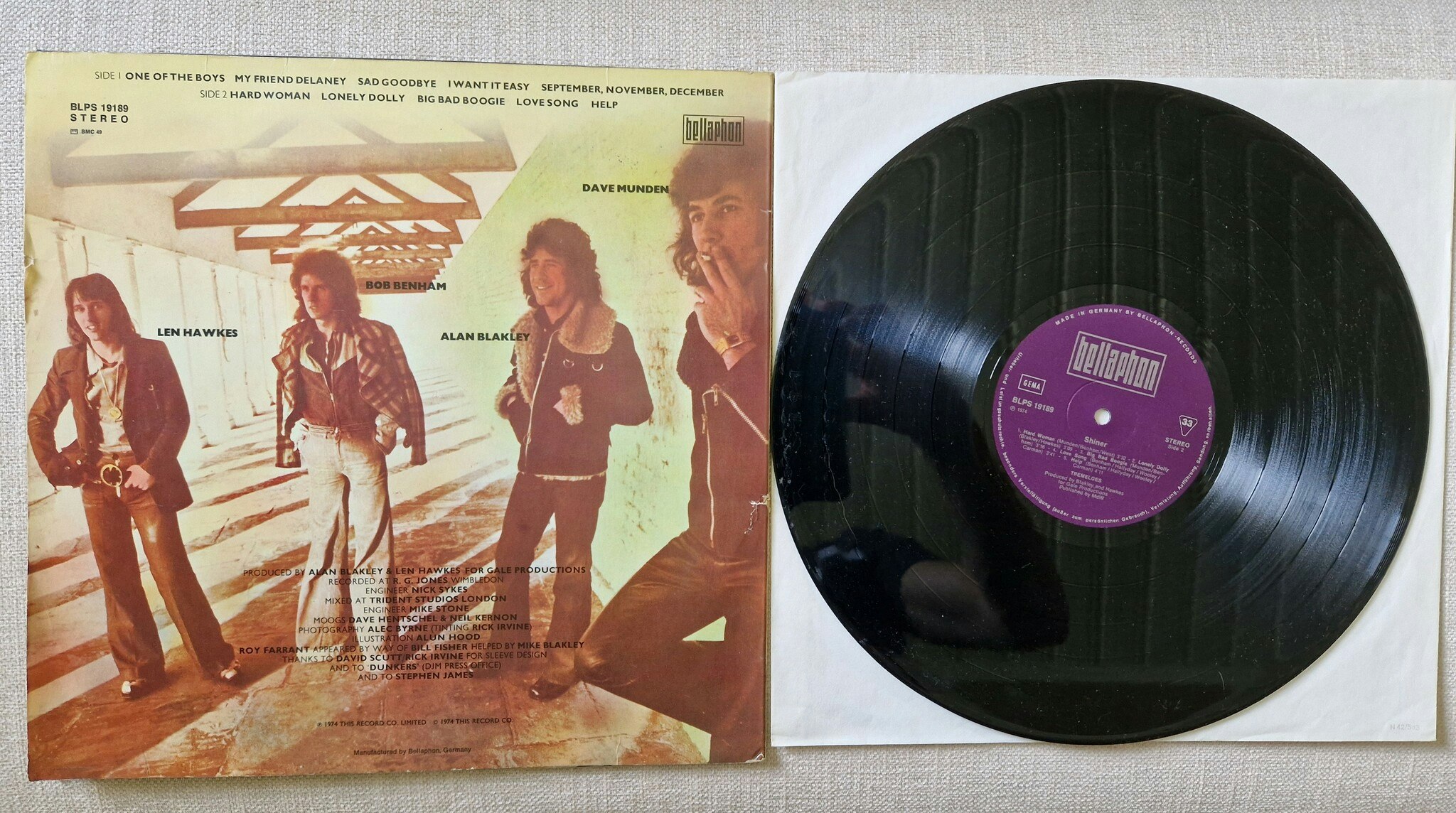 The Tremeloes, Shiner. Vinyl LP