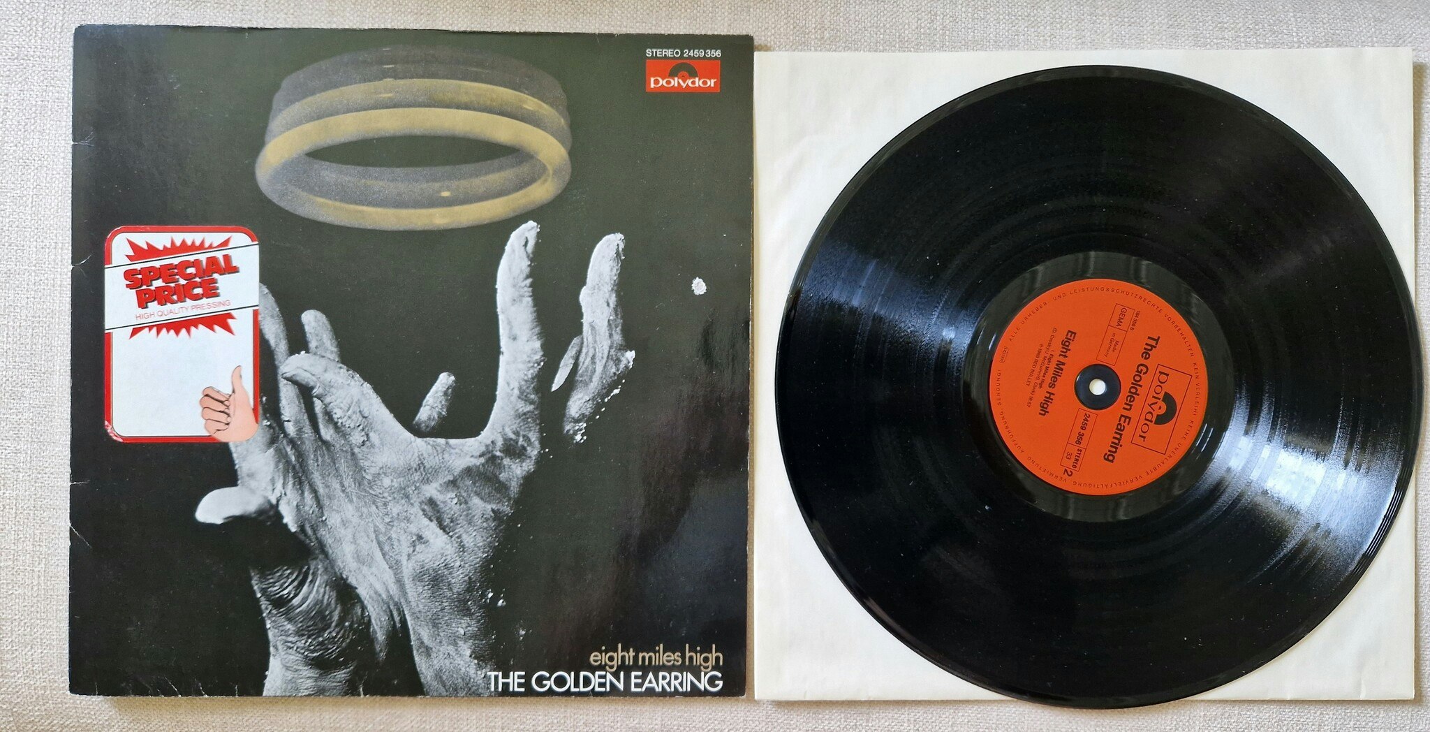 Golden Earring, Eight miles high. Vinyl LP