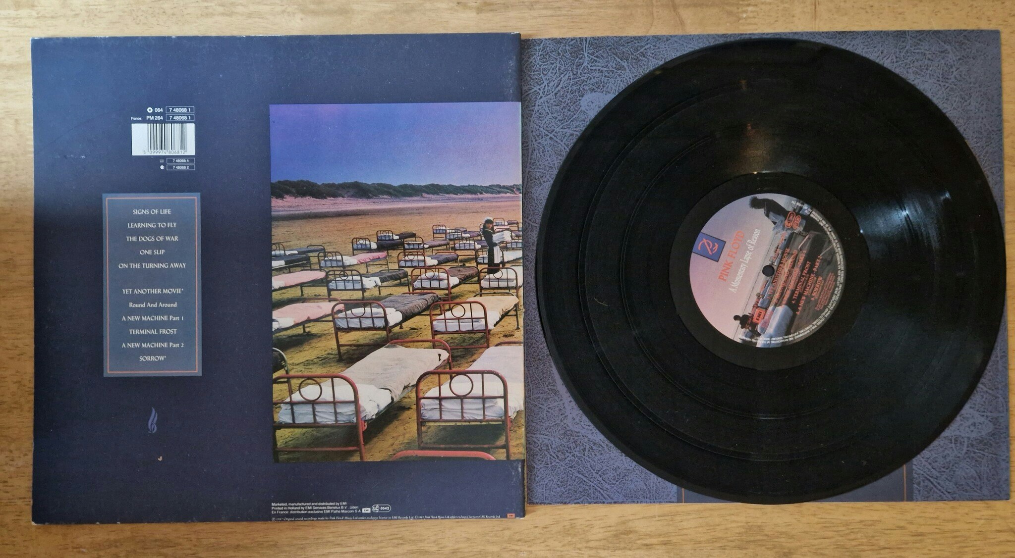 Pink Floyd, A momentary lapse of reason. Vinyl LP