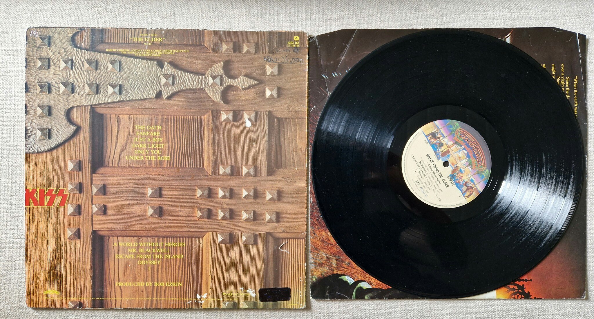 Kiss, The Elder. Vinyl LP