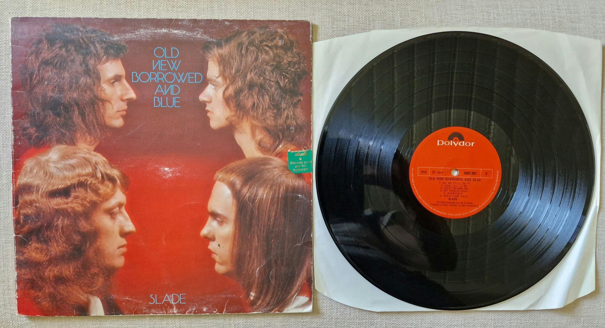 Slade, Old new borrowed and blue. Vinyl LP