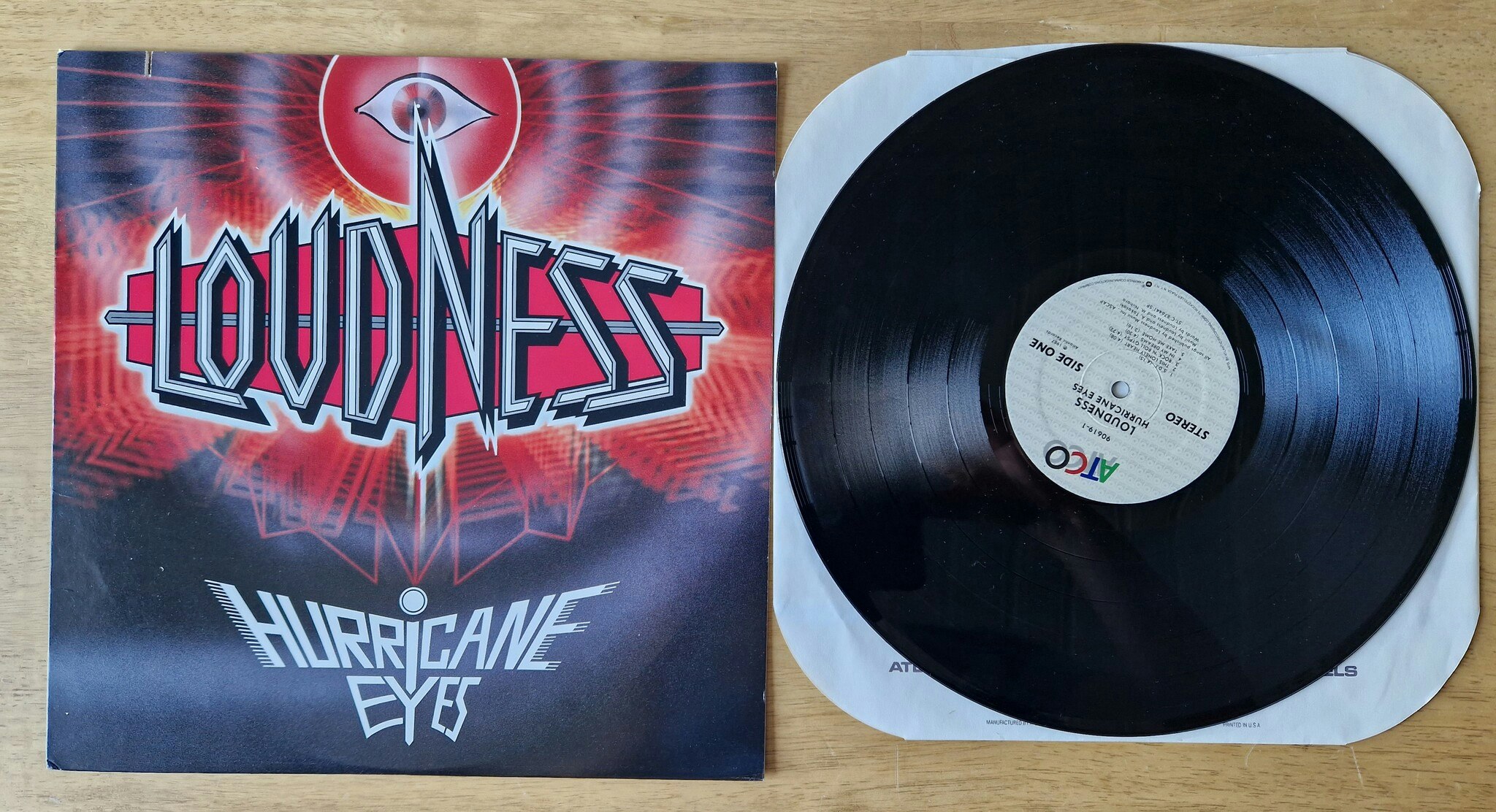 Loudness, Hurricane eyes. Vinyl LP