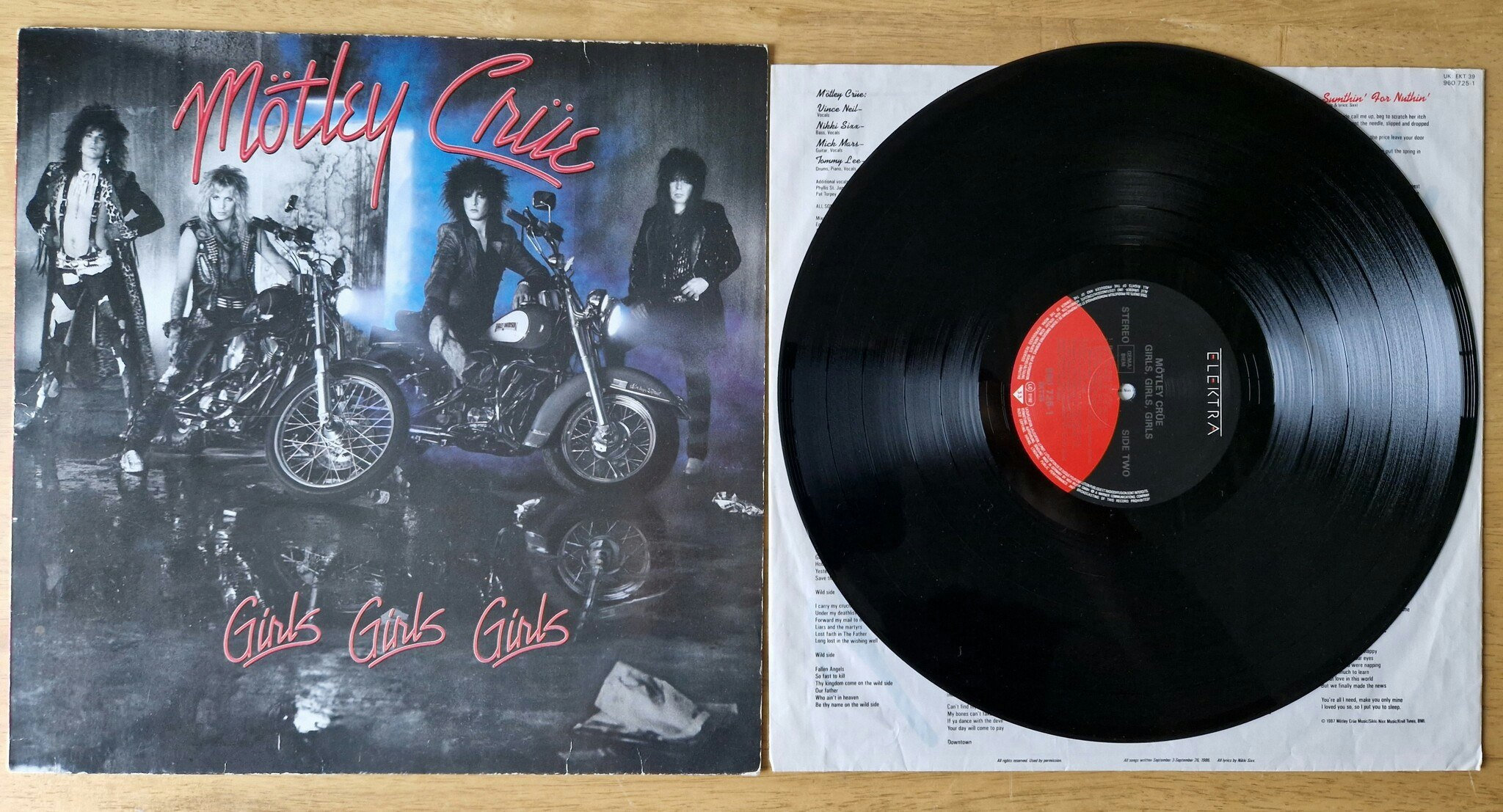 Mötley Crue, Girls, girls, girls. Vinyl LP