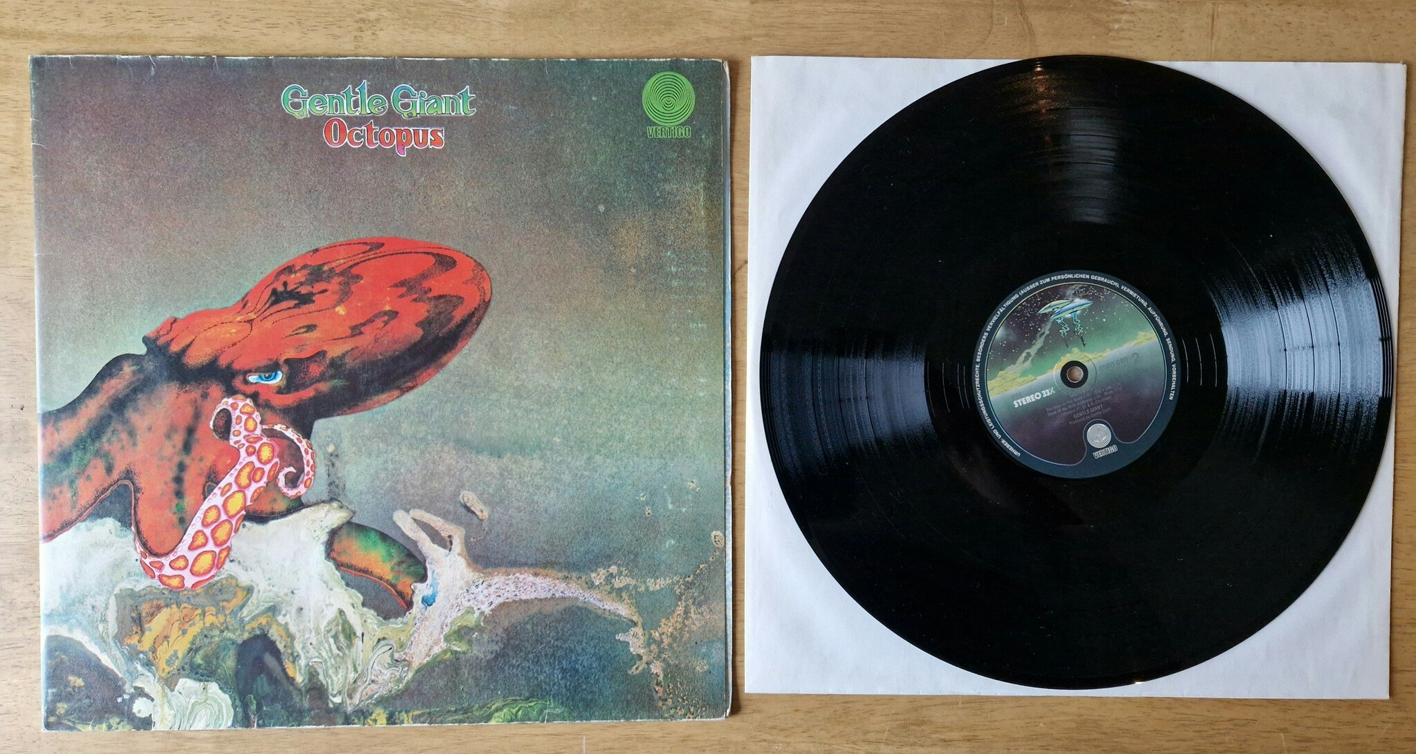 Gentle Giant, Octopus. Vinyl LP