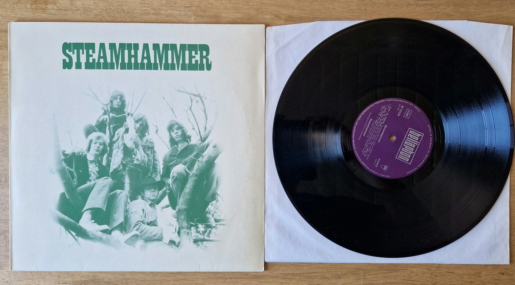 Steamhammer, Steamhammer. Vinyl LP