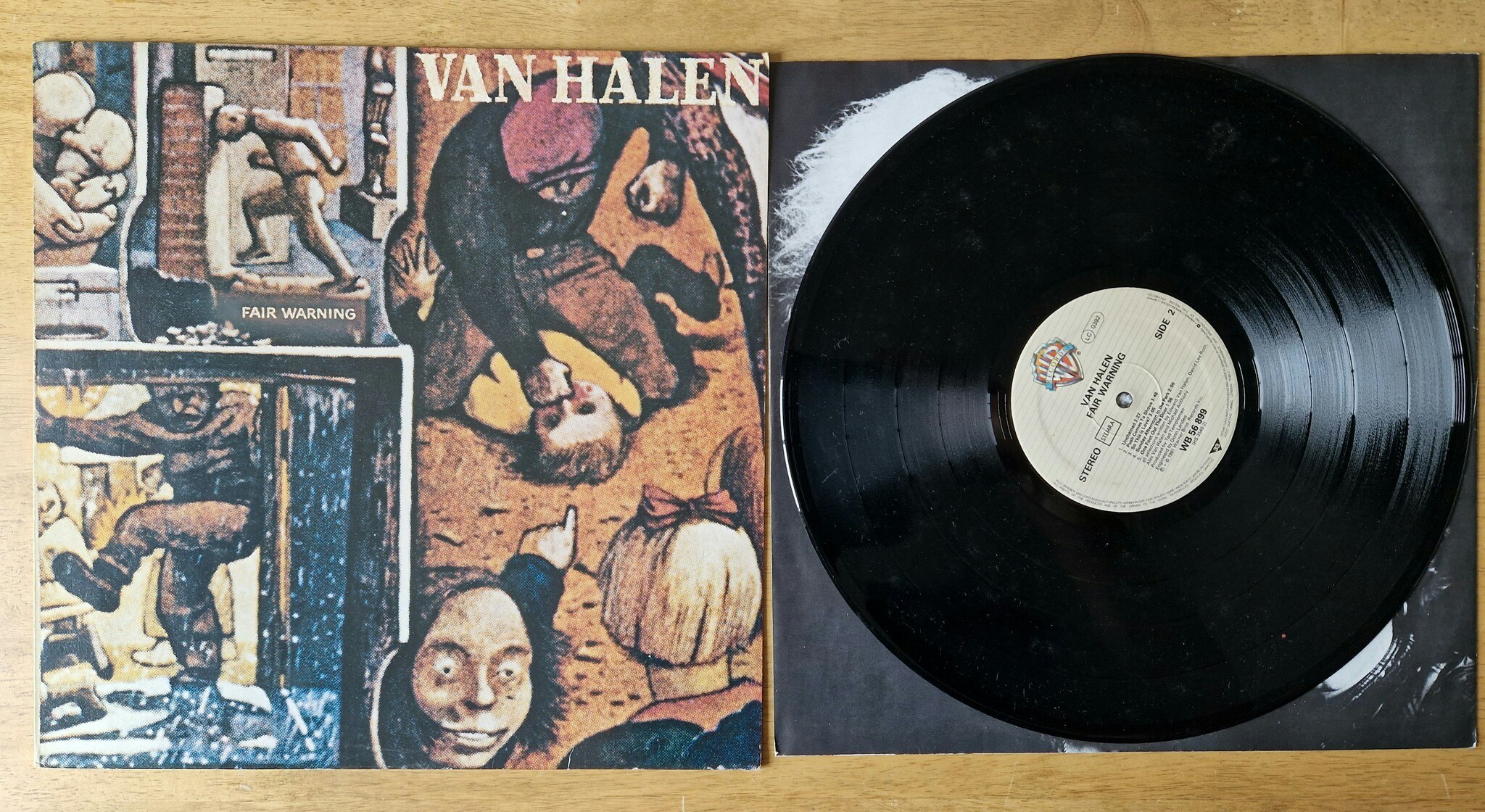 Van Halen, Fair warning. Vinyl LP