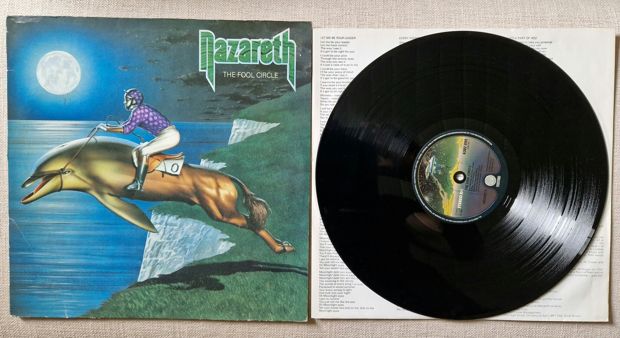 Nazareth, The Fool Circle. Vinyl LP