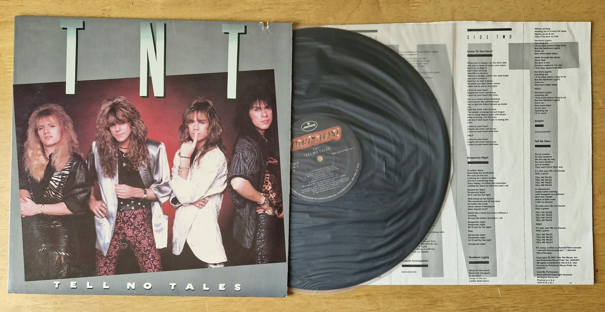 TNT, Tell no tales. Vinyl LP