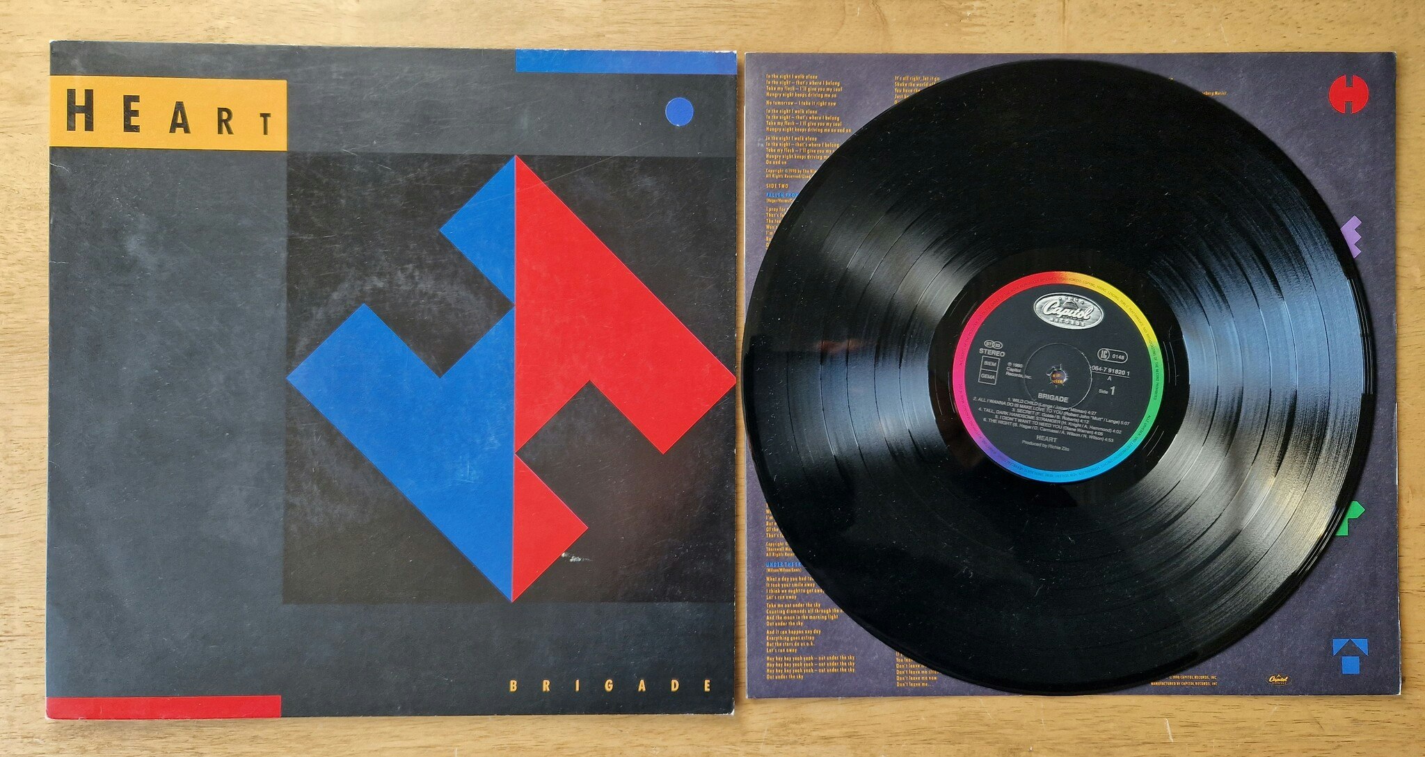 Heart, Brigade. Vinyl LP