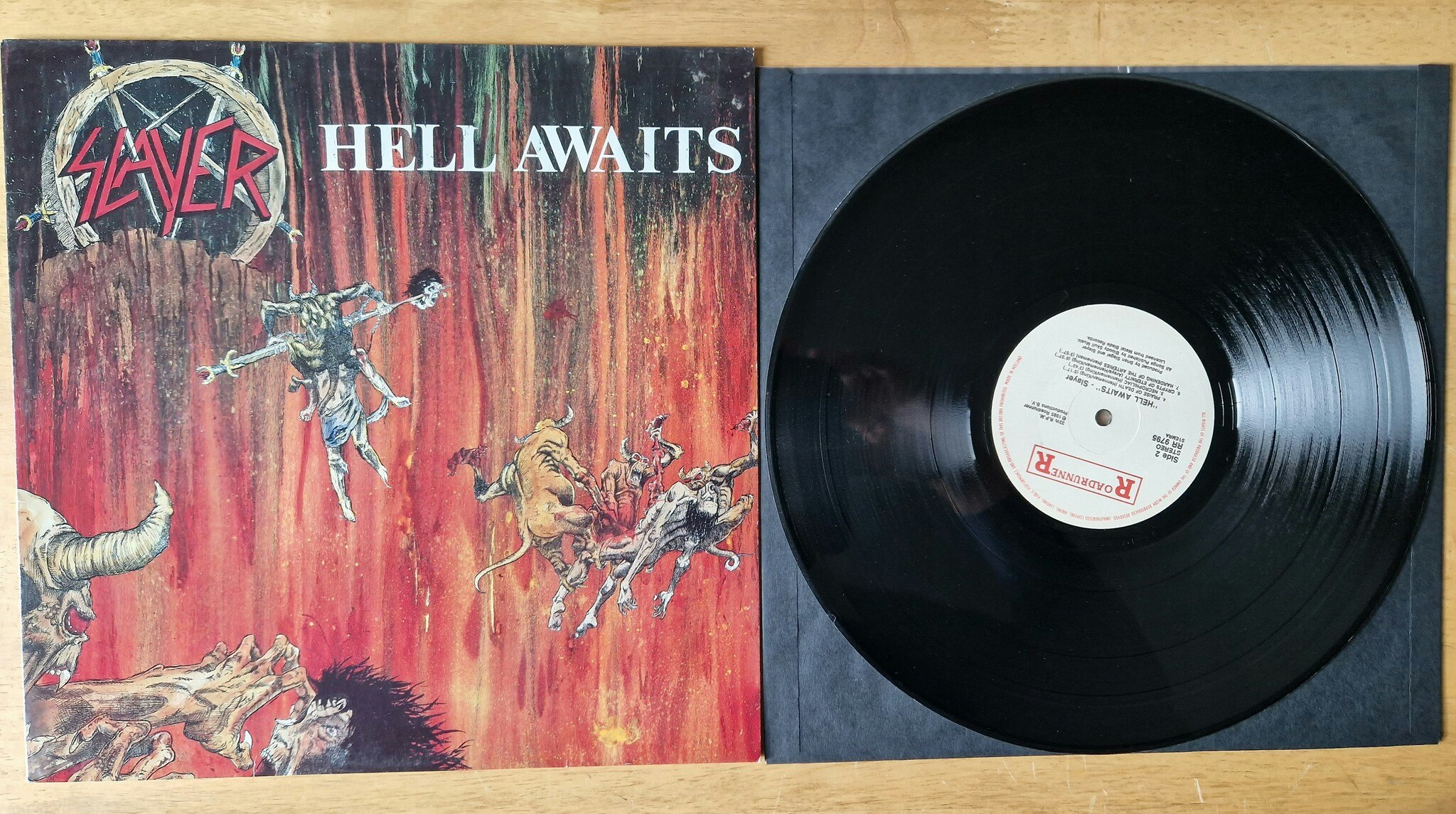 Slayer, Hell awaits. Vinyl LP